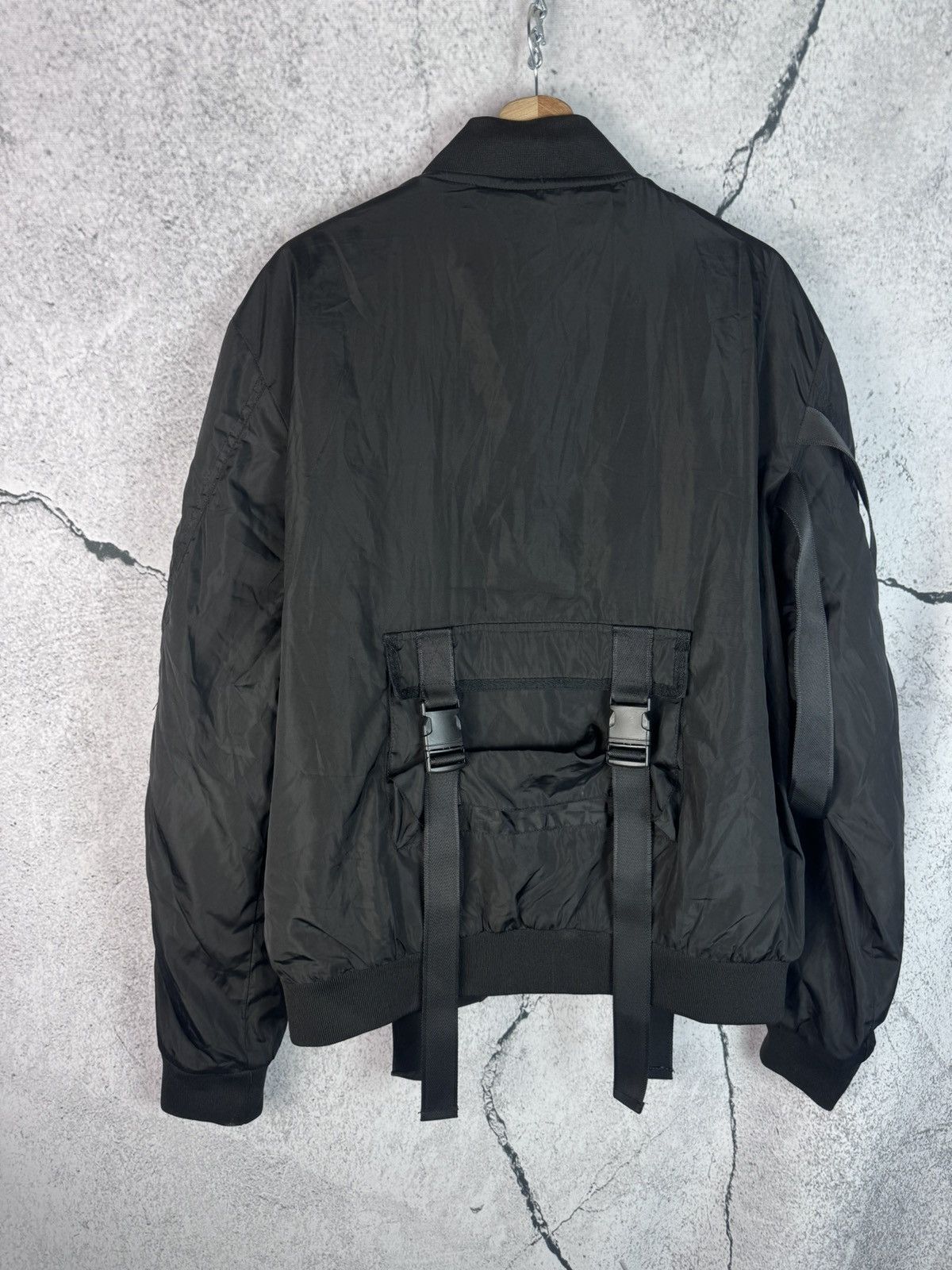 Vintage Vintage 00s archive Bomber Flyer Bondage Jacket avant garde Size US L / EU 52-54 / 3 - 2 Thumbnail