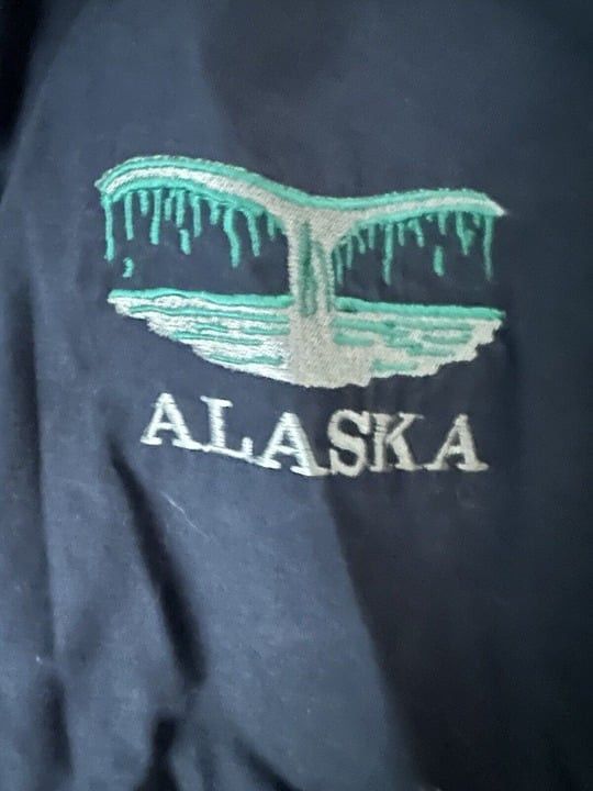 Vintage Vintage Polar Graphics Jacket Coat Full Zip USA Alaska - Bl Size US S / EU 44-46 / 1 - 2 Thumbnail