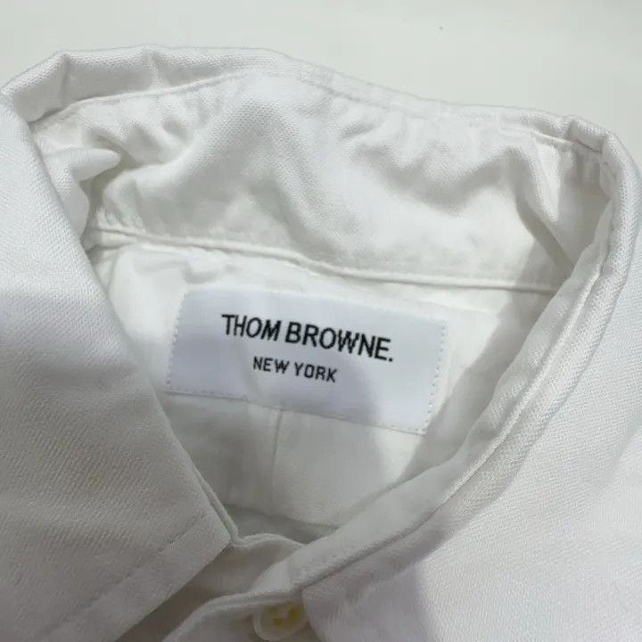 Thom Browne Thom Browne Classic Striped Oxford Shirt -2507 Size US M / EU 48-50 / 2 - 6 Thumbnail