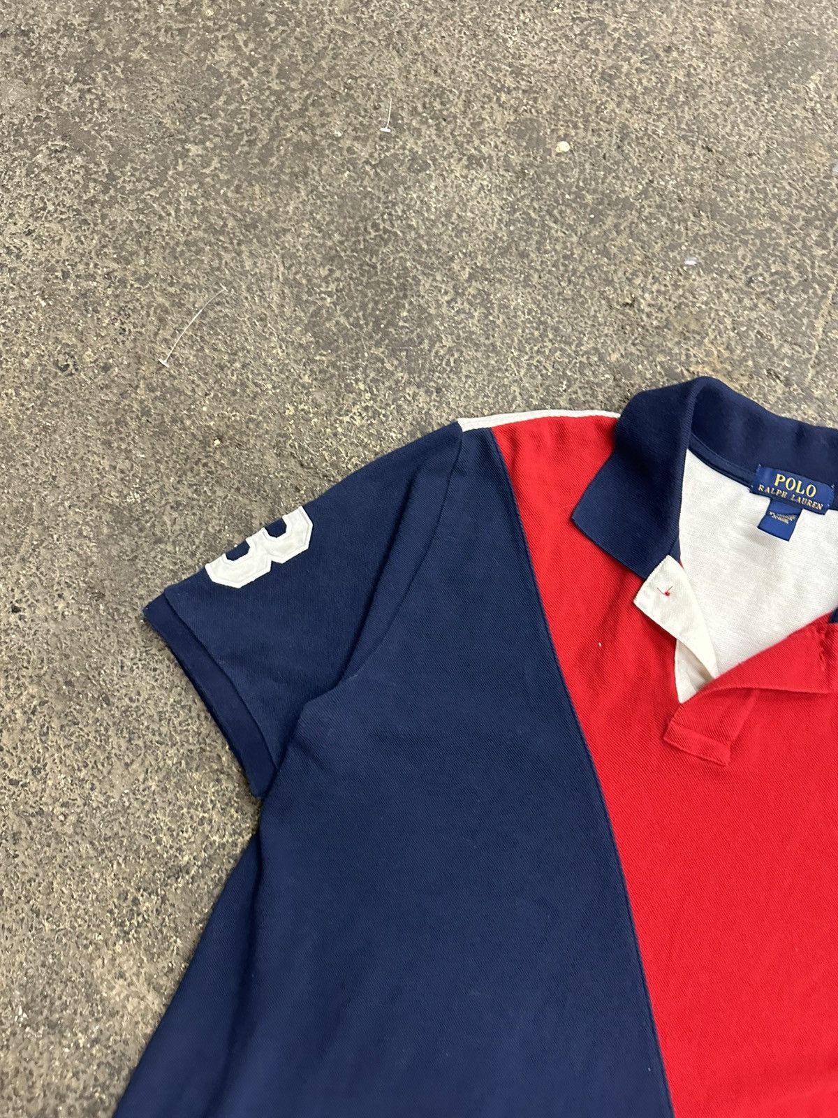 Polo Ralph Lauren × Vintage Vintage big pony poly shirt Size US S / EU 44-46 / 1 - 5 Thumbnail