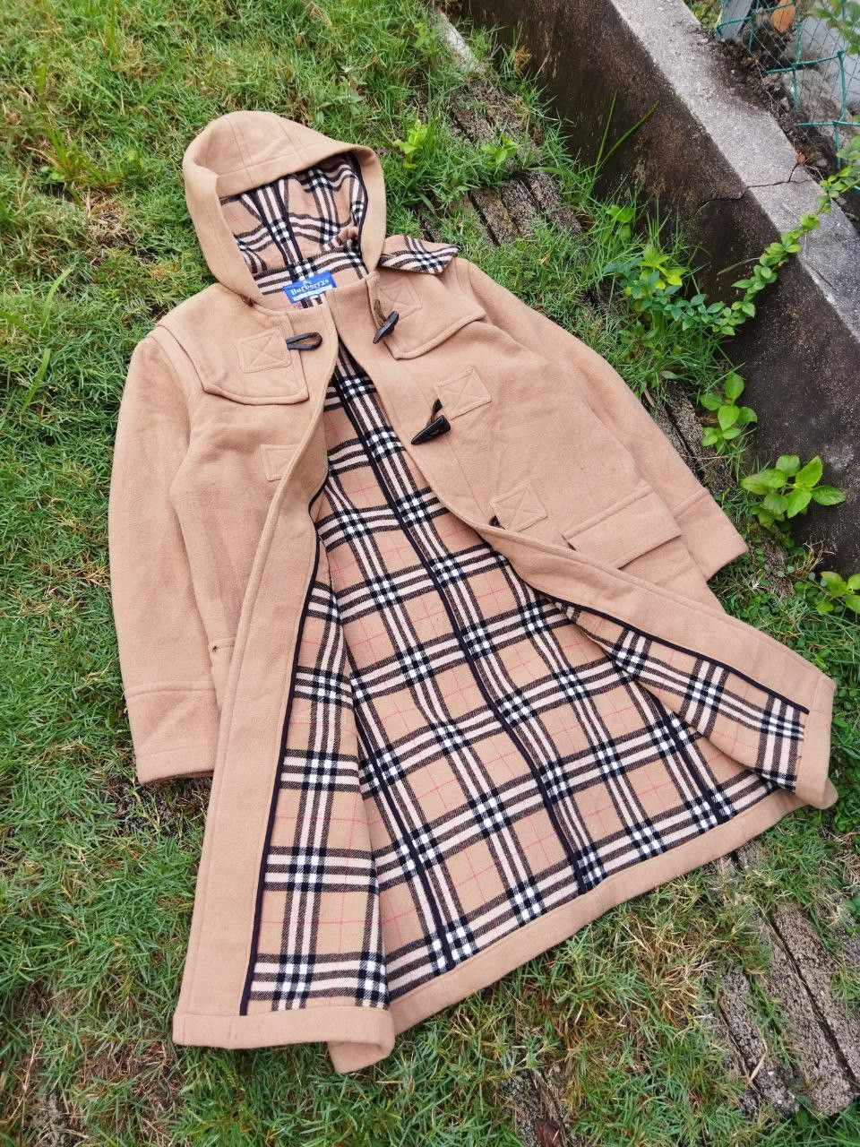 Burberry Vintage Burberrys Blue Label Nova Wool Duffle Coat Size US M / EU 48-50 / 2 - 4 Thumbnail