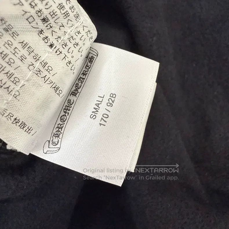 Chrome Hearts CHROME HEARTS Size S Black logo zipper hoodie Size US S / EU 44-46 / 1 - 4 Thumbnail