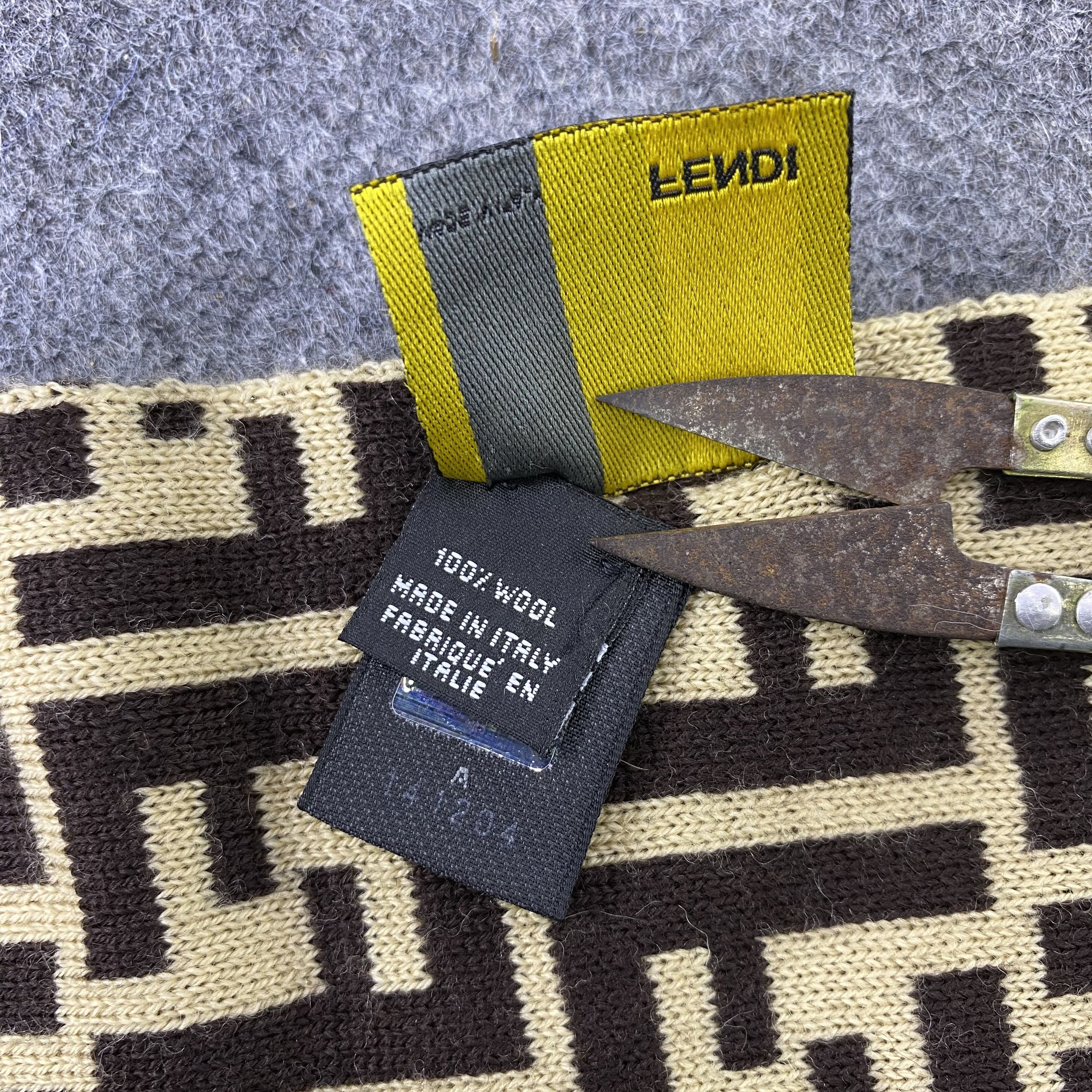 Fendi Fendi Monogram Scarf / Muffler / Neckwear-K088 Size ONE SIZE - 8 Thumbnail
