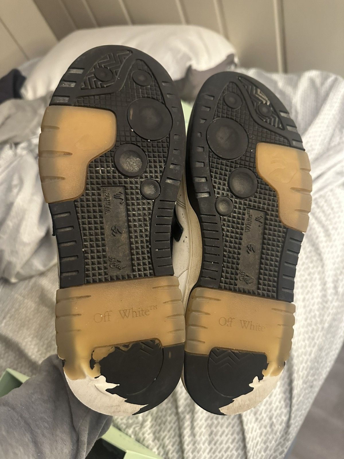 Off-White Size 7.5 - Off-White Out Of Office OOO White - 16251576 Size US 7.5 / EU 40-41 - 9 Thumbnail