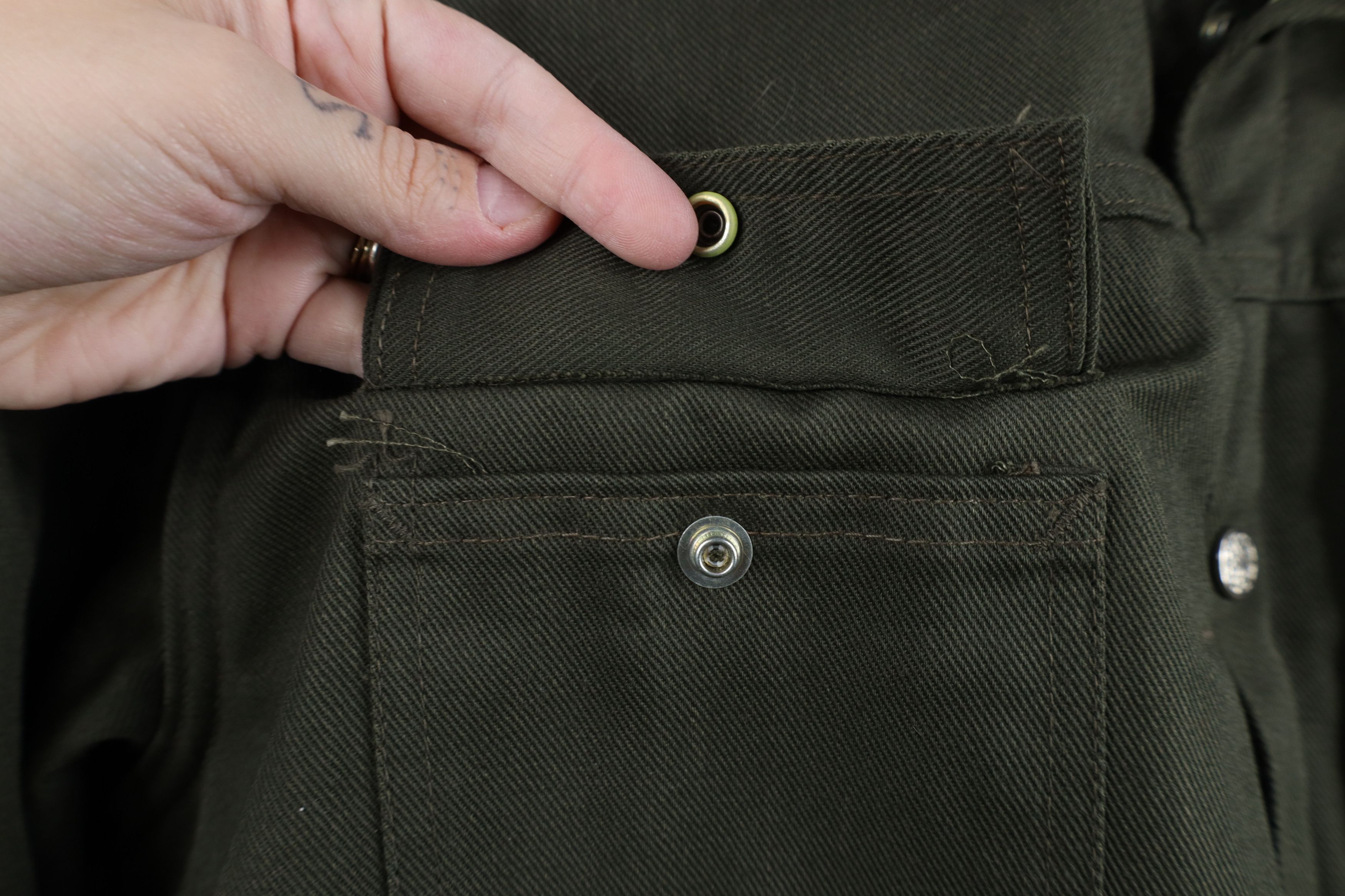 Vintage Vintage 60s 70s Ranchcraft Trucker Jacket Loden Green USA Size US XL / EU 56 / 4 - 7 Thumbnail
