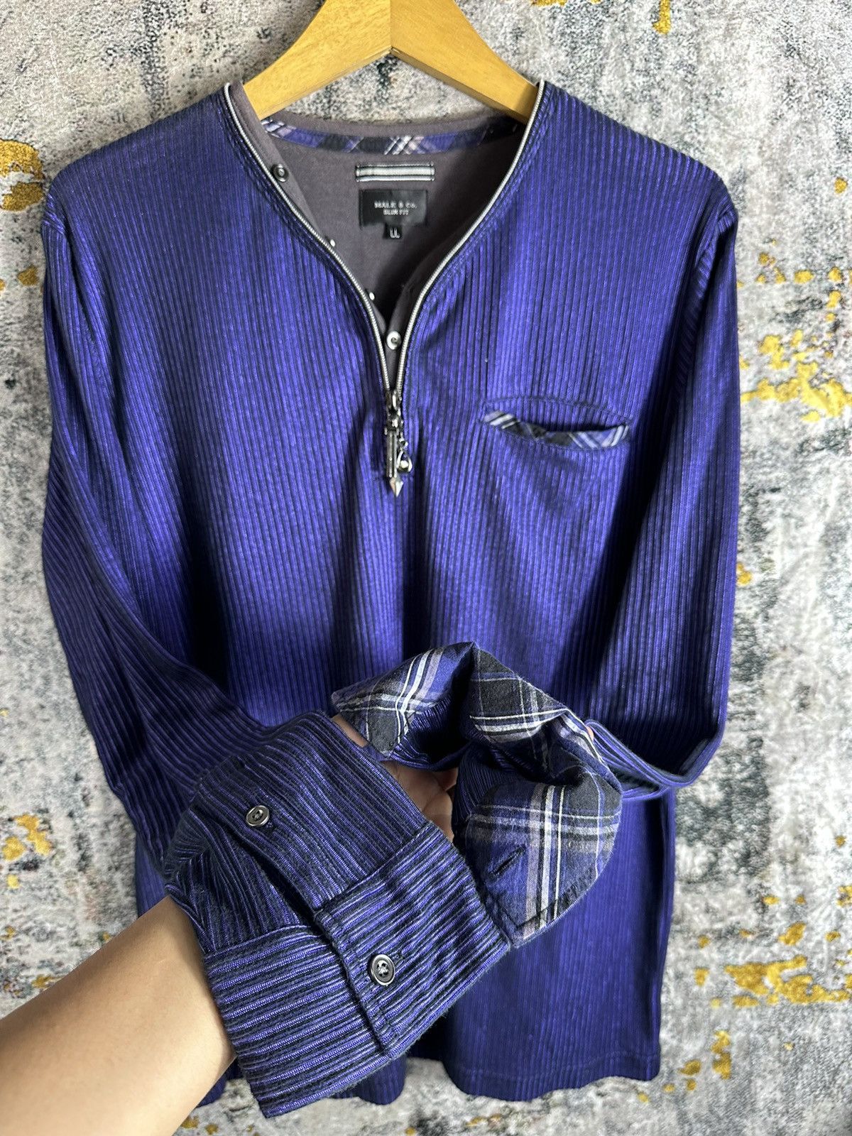 Beauty Beast GOTHIC JAPANESE WESTERN ROCK DOUBLE LAYER ISSEY YOHJI STYLE Size US L / EU 52-54 / 3 - 2 Thumbnail