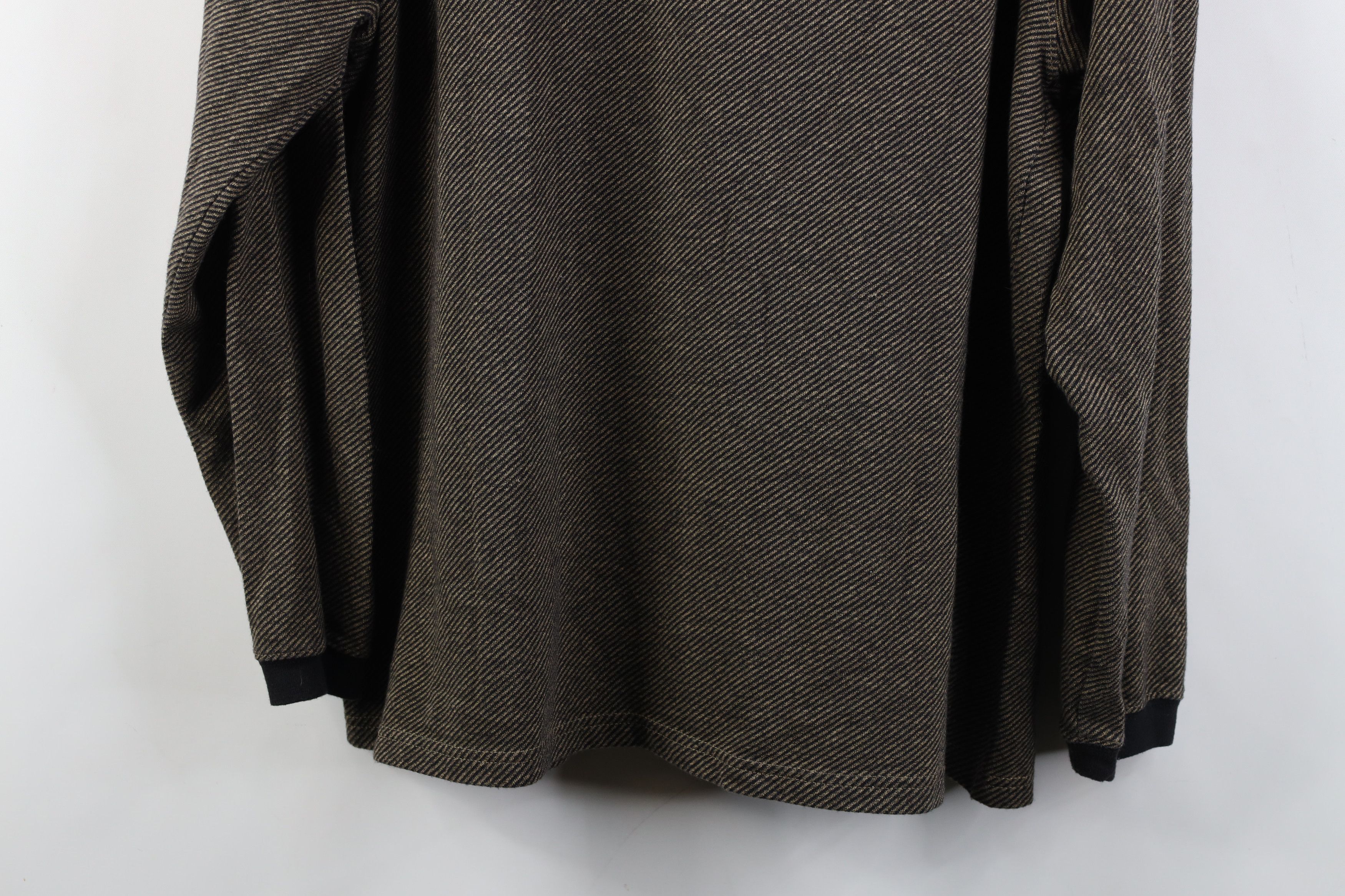 Vintage Vintage 90s Y2K Streetwear Knit Long Sleeve Rugby Polo Size US L / EU 52-54 / 3 - 12 Thumbnail