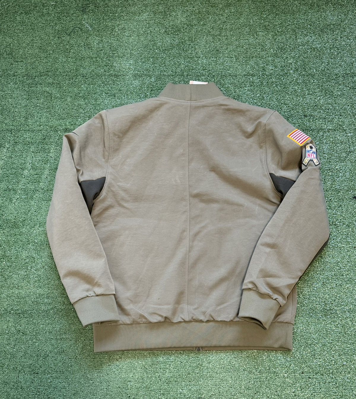 Nike Detroit Lions Nike NFL Salute to Service Full Zip Bomber Size US M / EU 48-50 / 2 - 7 Thumbnail