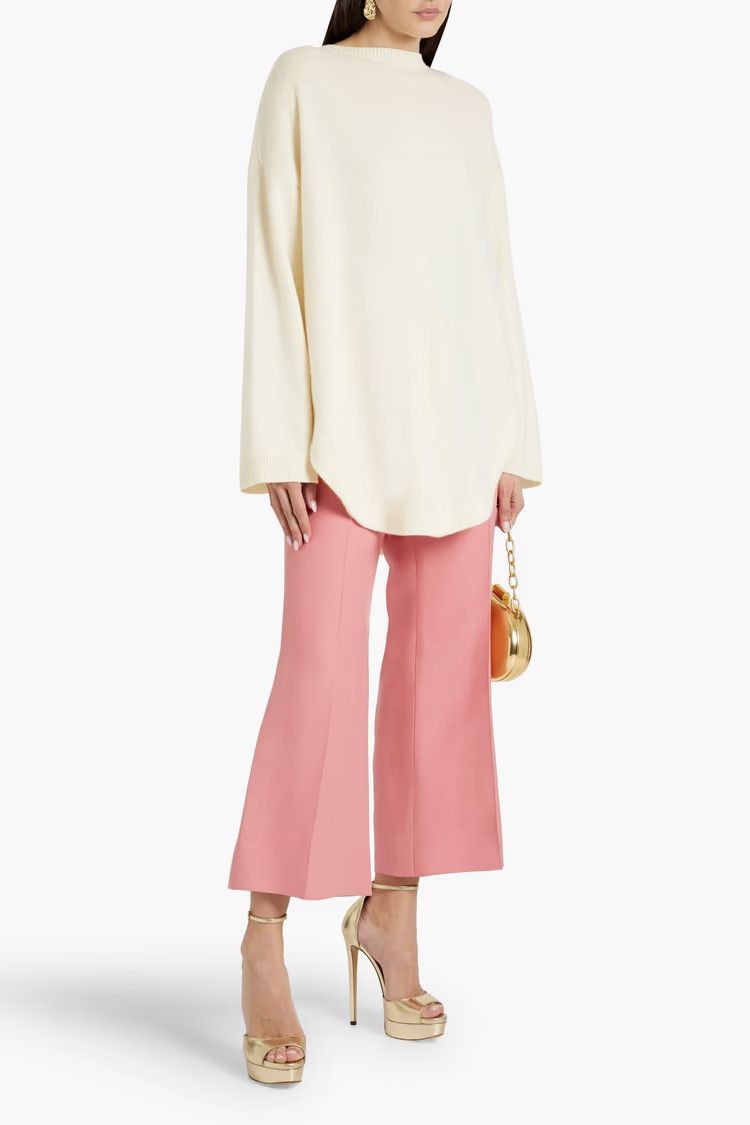 Valentino o1y0326 Crewneck Sweater in White Size S / US 4 / IT 40 - 4 Thumbnail