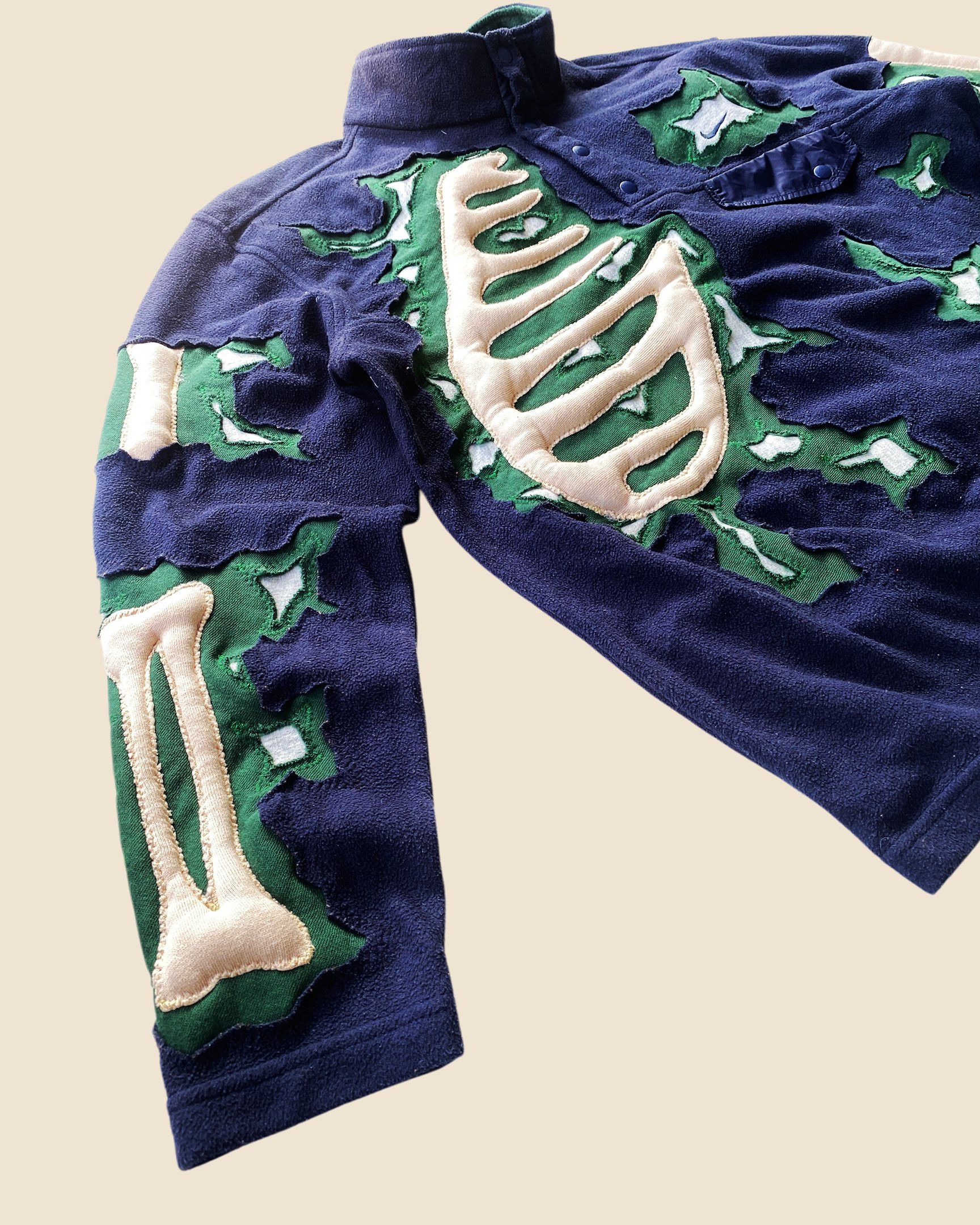 Nike 1 OF 1 REWORKED NIKE CRACKY 3D PUFF SKELETON FLEECE SIZE M Size US M / EU 48-50 / 2 - 5 Thumbnail