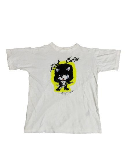 Band Tees Vintage Rock Cats Kiss Parody Tee Size US M / EU 48-50 / 2 - 1 Thumbnail