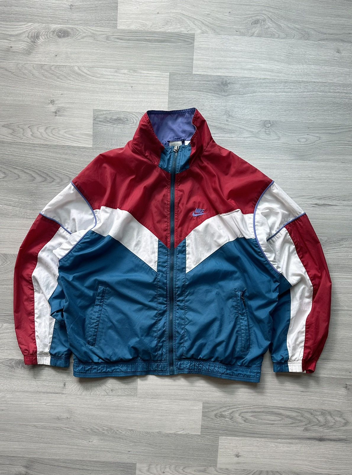 Nike × Streetwear × Vintage Vintage oversize full zip track