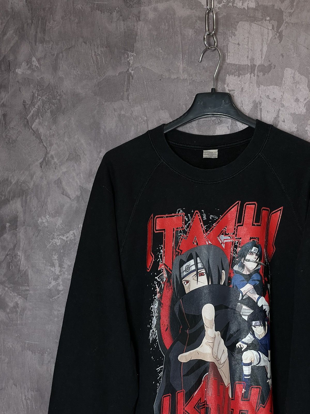 Anime Vintage Naruto Anime Itachi Uchiha Sweatshirt Japanese Size US M / EU 48-50 / 2 - 6 Thumbnail