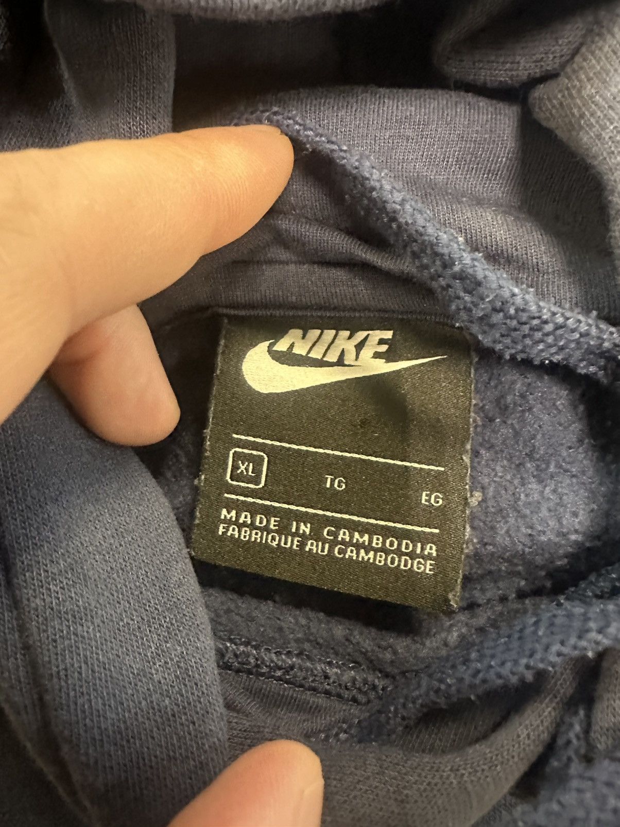 Nike Nike Custom Hoodie Vintage 90s Y2K Reworked Size US XL / EU 56 / 4 - 4 Thumbnail