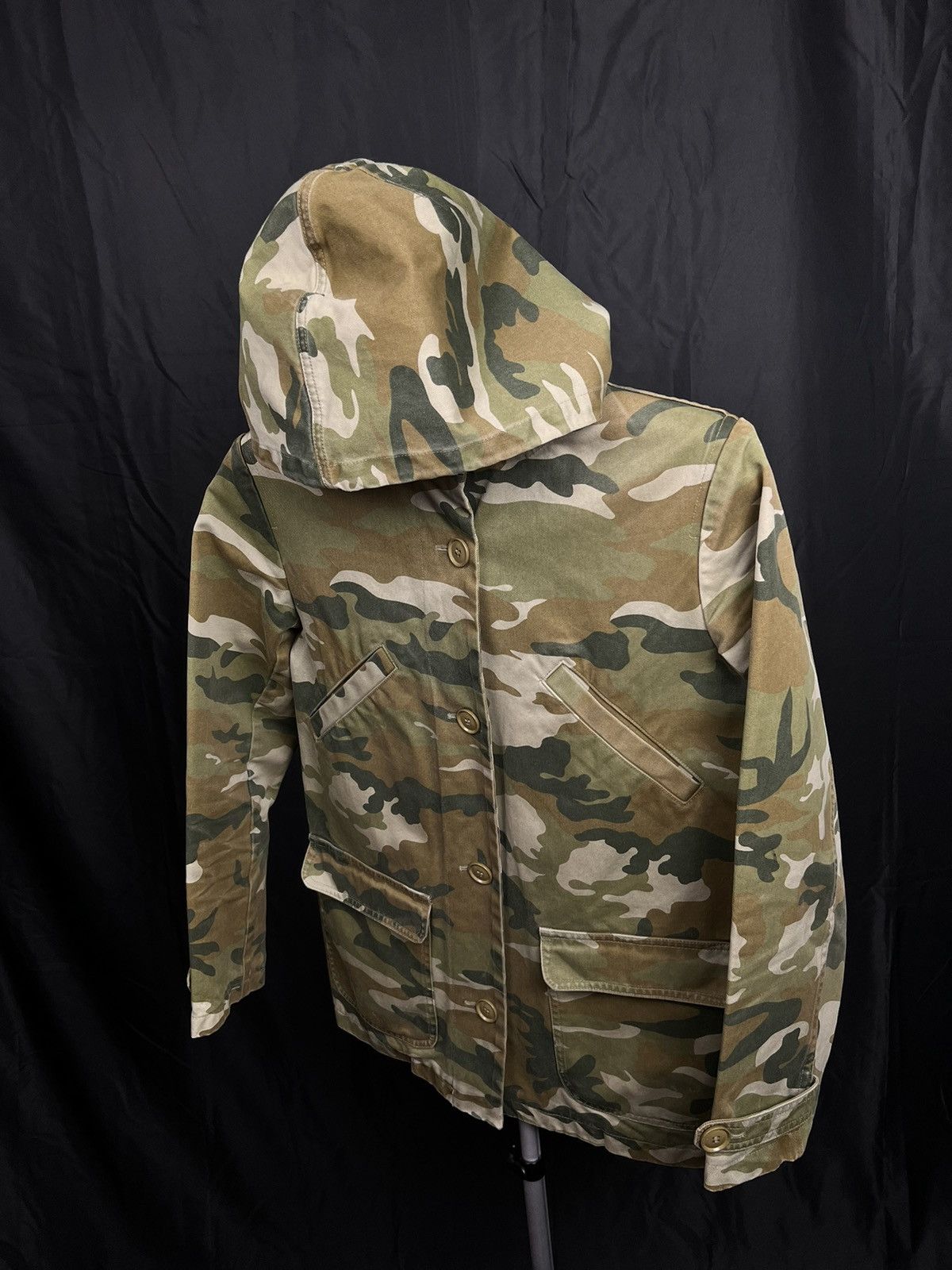A.P.C. A.P.C. camouflage jacket windbreaker light jacket Size XS / US 0-2 / IT 36-38 - 3 Thumbnail