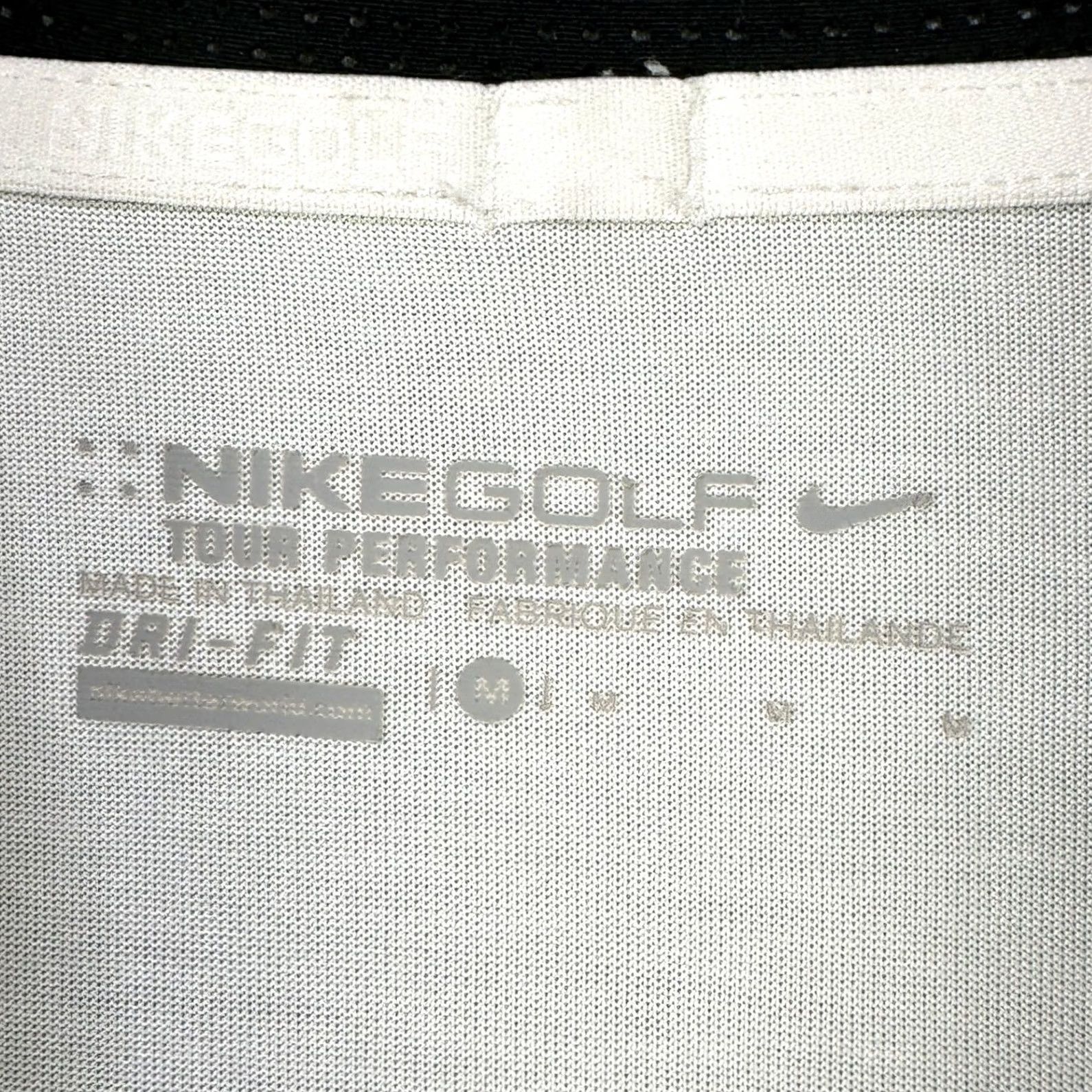 Nike Nike Golf Mens Polo Shirt Medium Gray Colorblock Short Sleeve Rugby Performance Adult Size US M / EU 48-50 / 2 - 4 Thumbnail