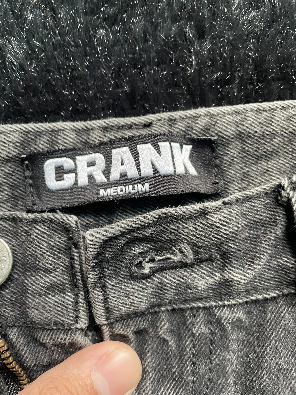 Japanese Brand Crank ripped flared pants Size US 27 - 3 Thumbnail