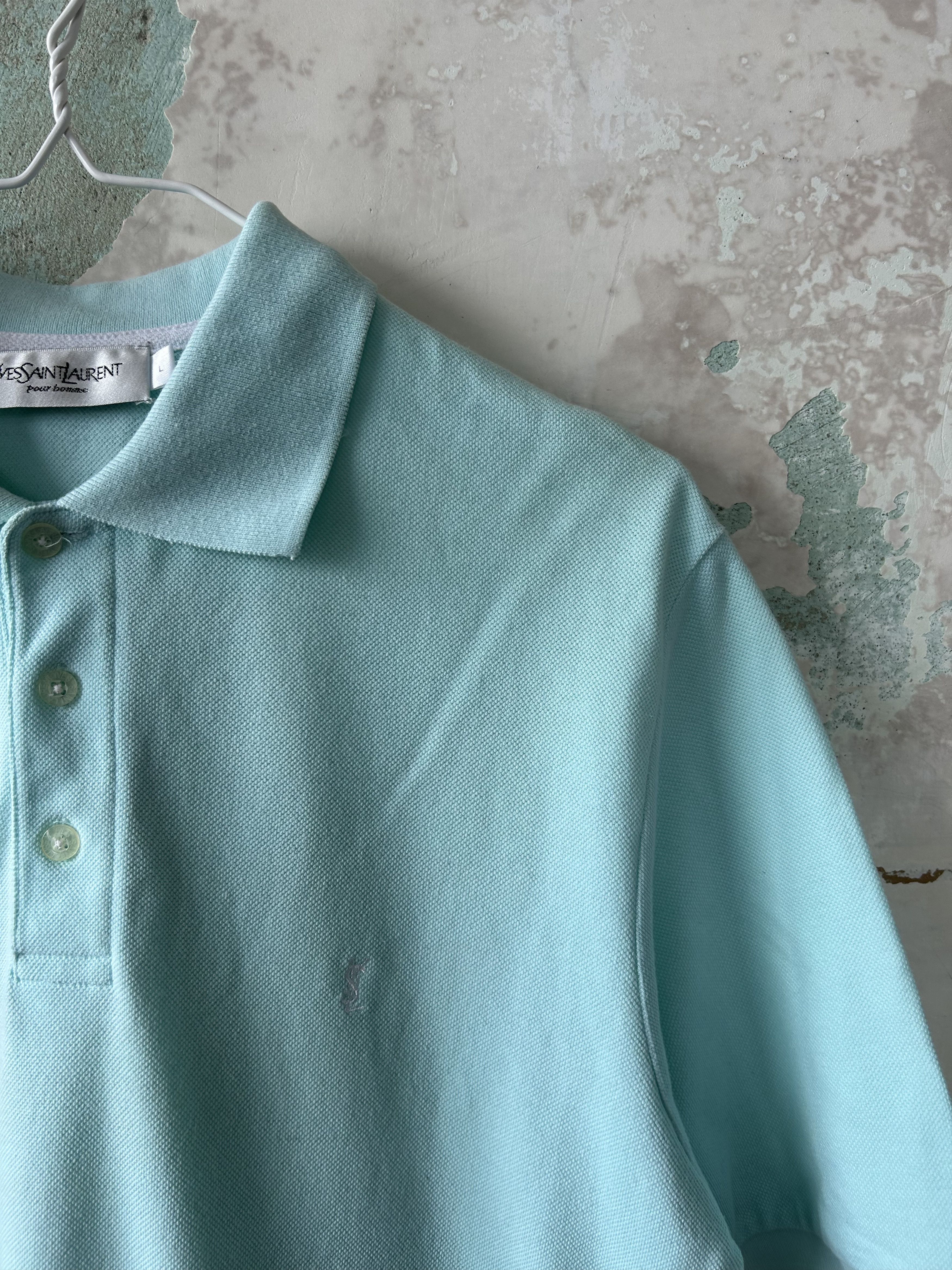 Yves Saint Laurent Vintage Yves Saint Laurent YSL Polo Shirt T-Shirt Tee Size US L / EU 52-54 / 3 - 4 Thumbnail