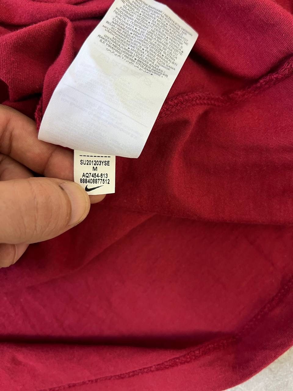 Nike AS Roma 2020/2021 Cotton Nike Maglia T shirt Football Red M Size US M / EU 48-50 / 2 - 18 Thumbnail