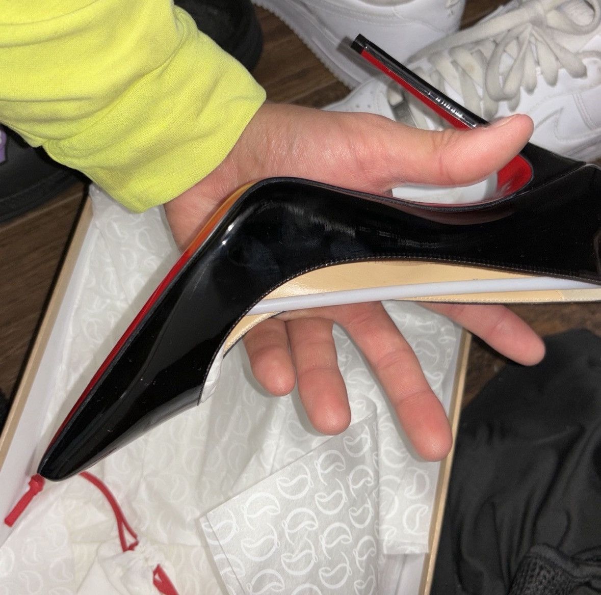 Christian Louboutin Christian Louboutin Kate PumpRed Bottoms Size US 7.5 / IT 37.5 - 8 Thumbnail