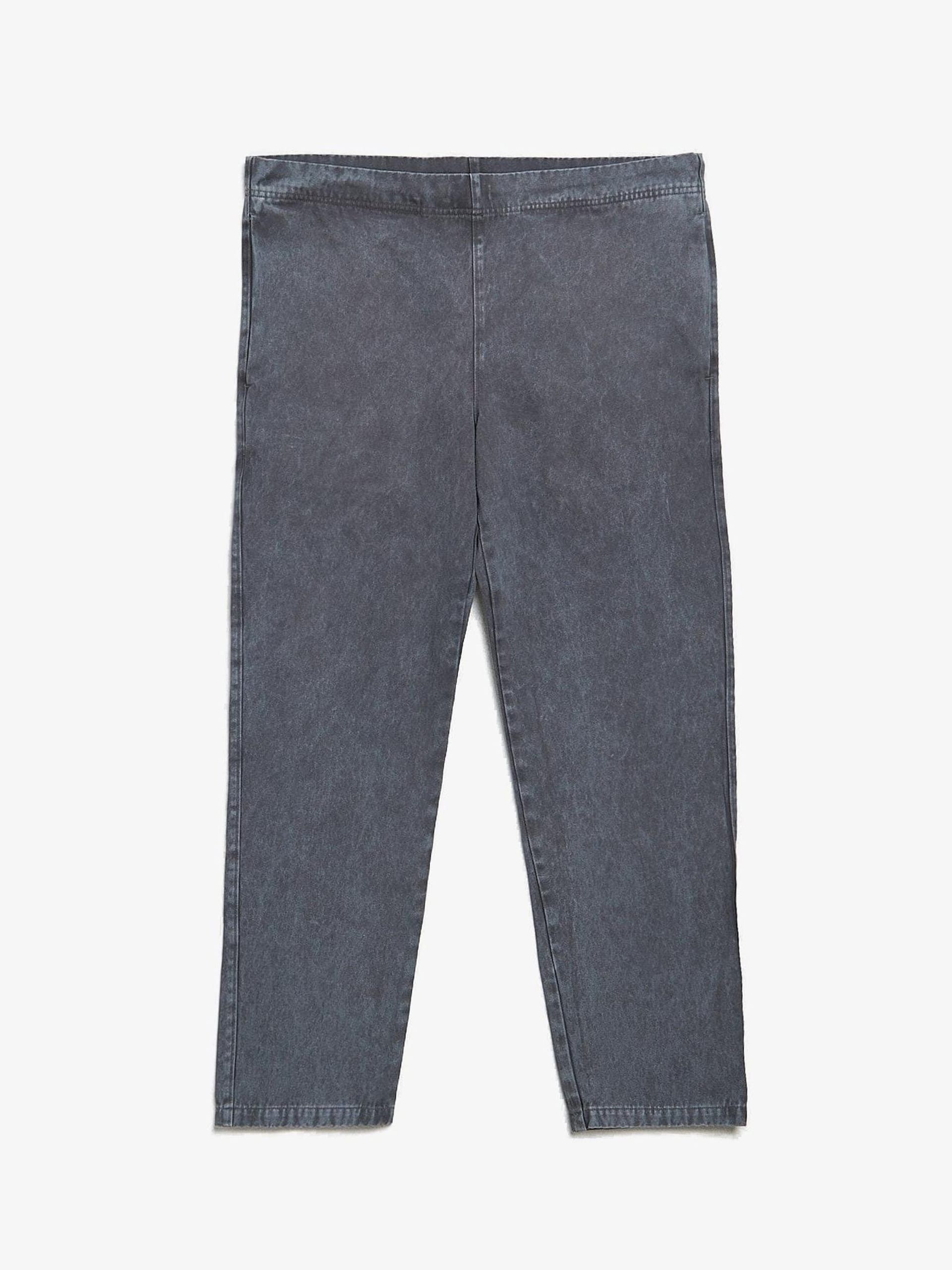 image of Yeezy Season Washed Gray Cotton Sample Pants in Grey, Men's (Size 33)