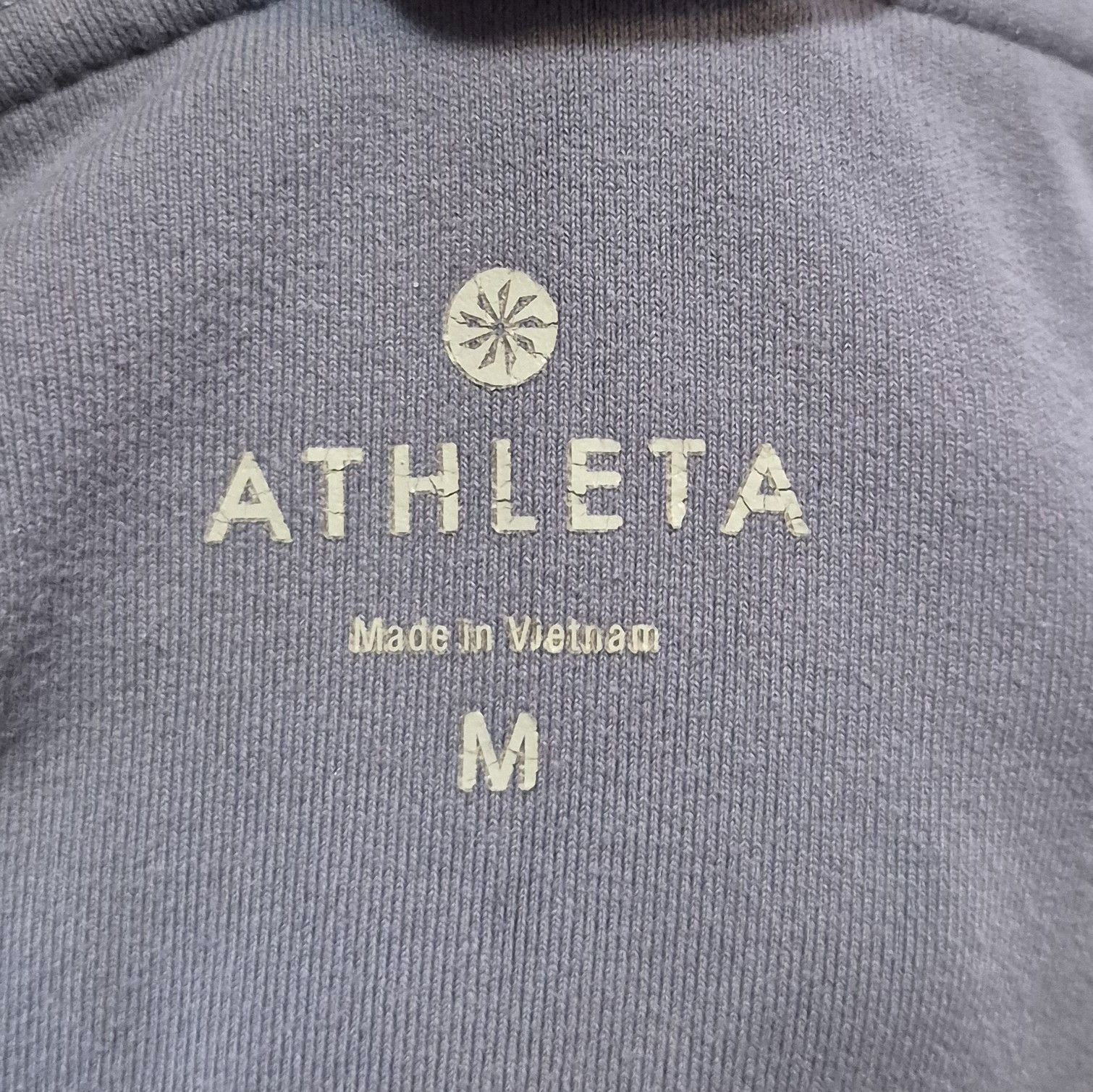 Athleta Athleta Blue Logo Cropped Leggings Size 28" / US 6 / IT 42 - 8 Thumbnail