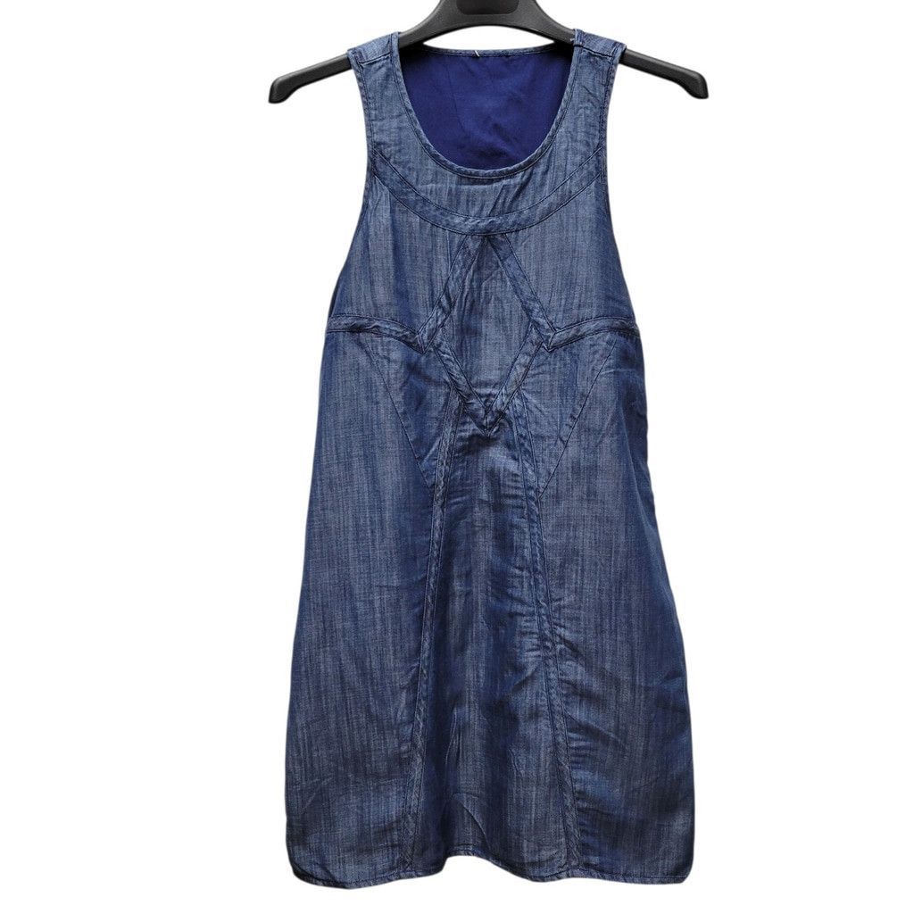 Buffalo David Bitton Buffalo David Bitton Women's Sleeveless Blue Denim Lined Size S / US 4 / IT 40 - 2 Thumbnail
