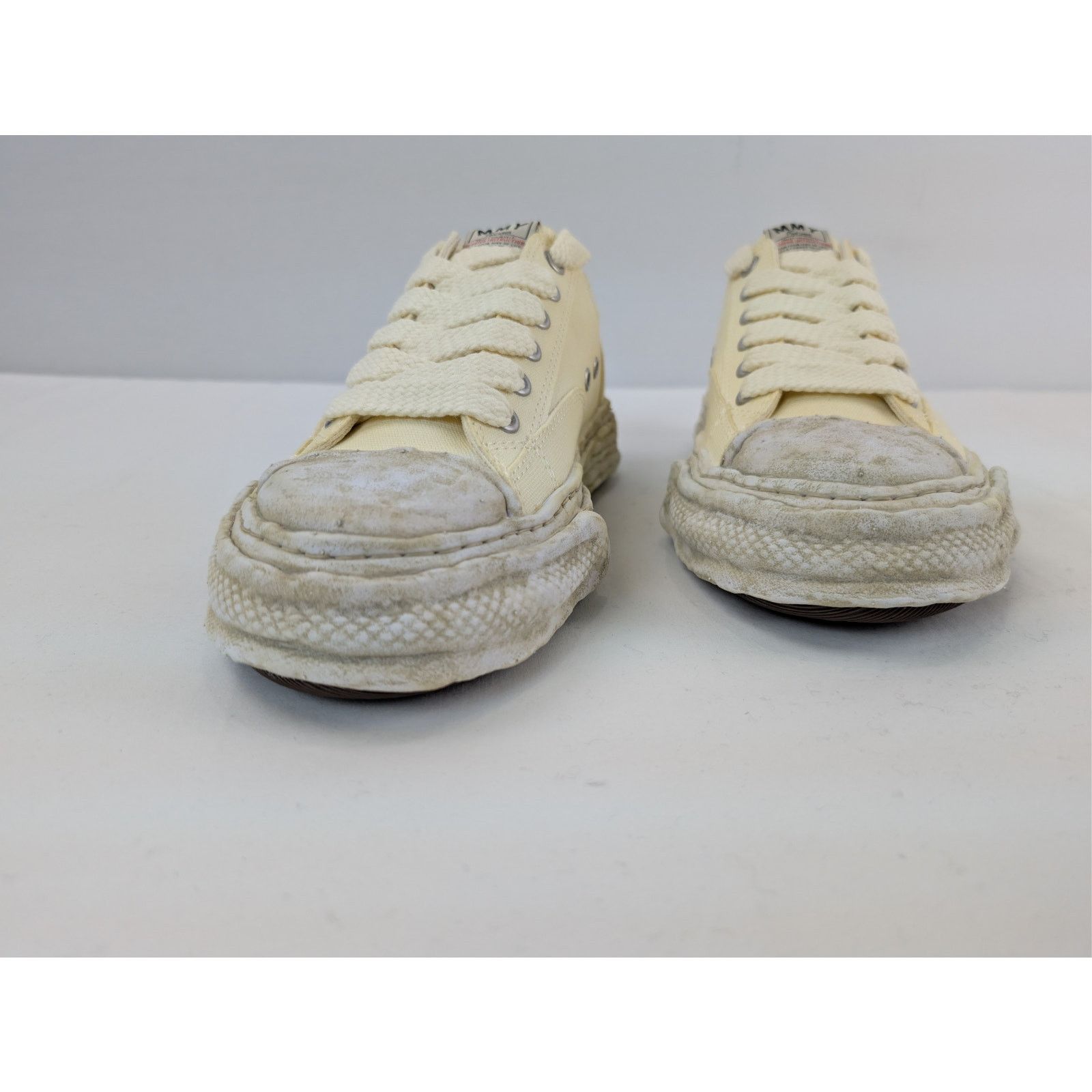 Maison MIHARA YASUHIRO o1rshd1 Peterson 23 OG Sole Canvas Low-Top Sneaker in White Size US 8 / EU 41 - 7 Thumbnail