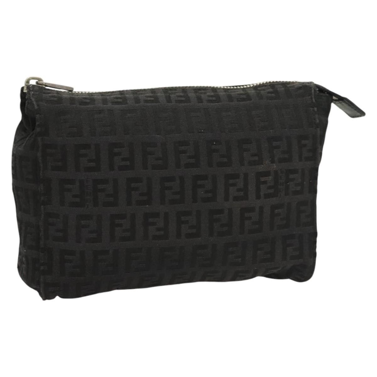 Fendi Fendi FF Logo Pouch Canvas Size ONE SIZE - 1 Thumbnail