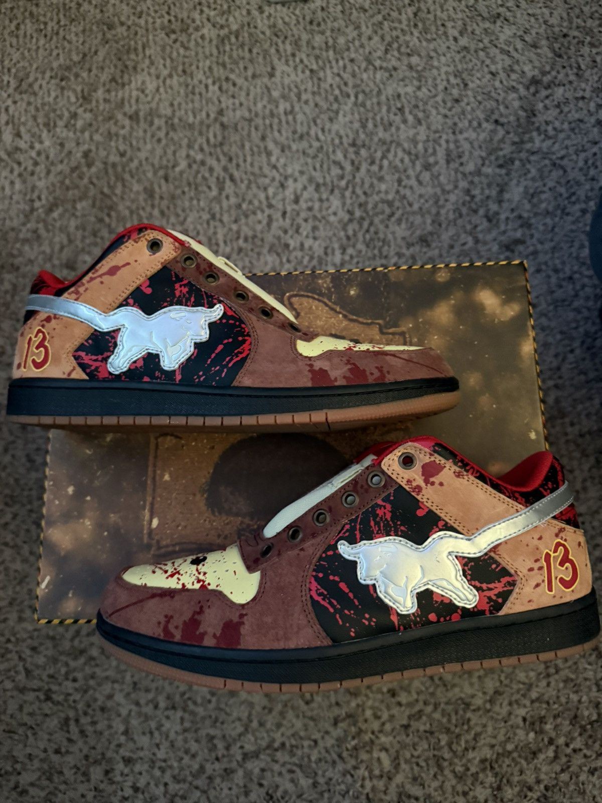Nike × Nineteenth Letter Jason custom dunks Size US 9 / EU 42 - 1 Thumbnail
