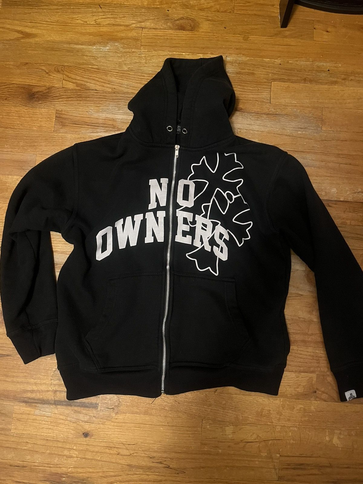 Authentic No owners full zip up hoodie