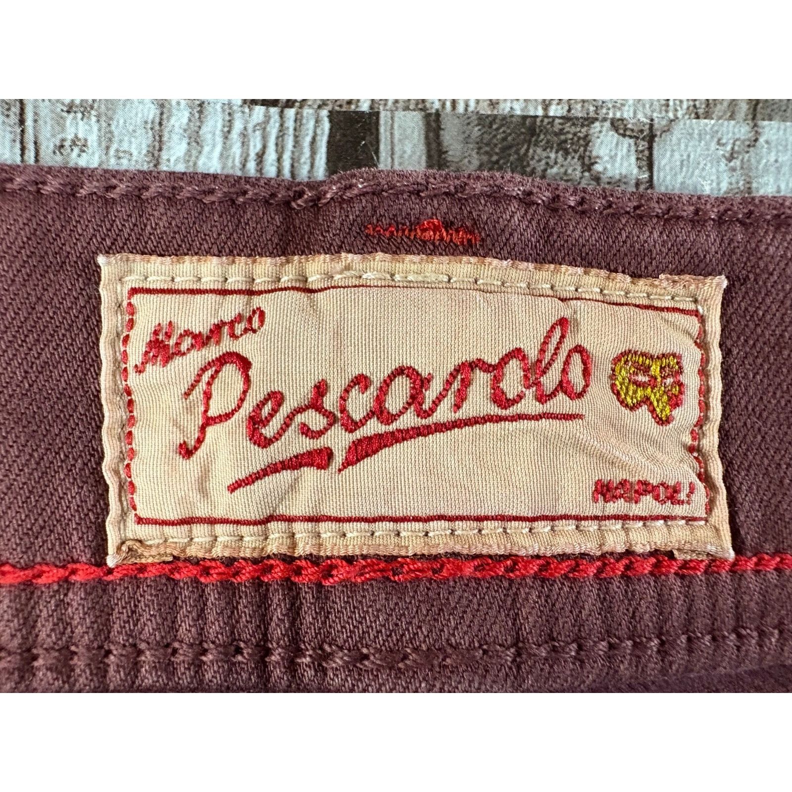 Marco Pescarolo Marco Pescarolo Napoli Nerano M18 5-Pocket Chino Pants sz EU Size US 35 - 2 Thumbnail