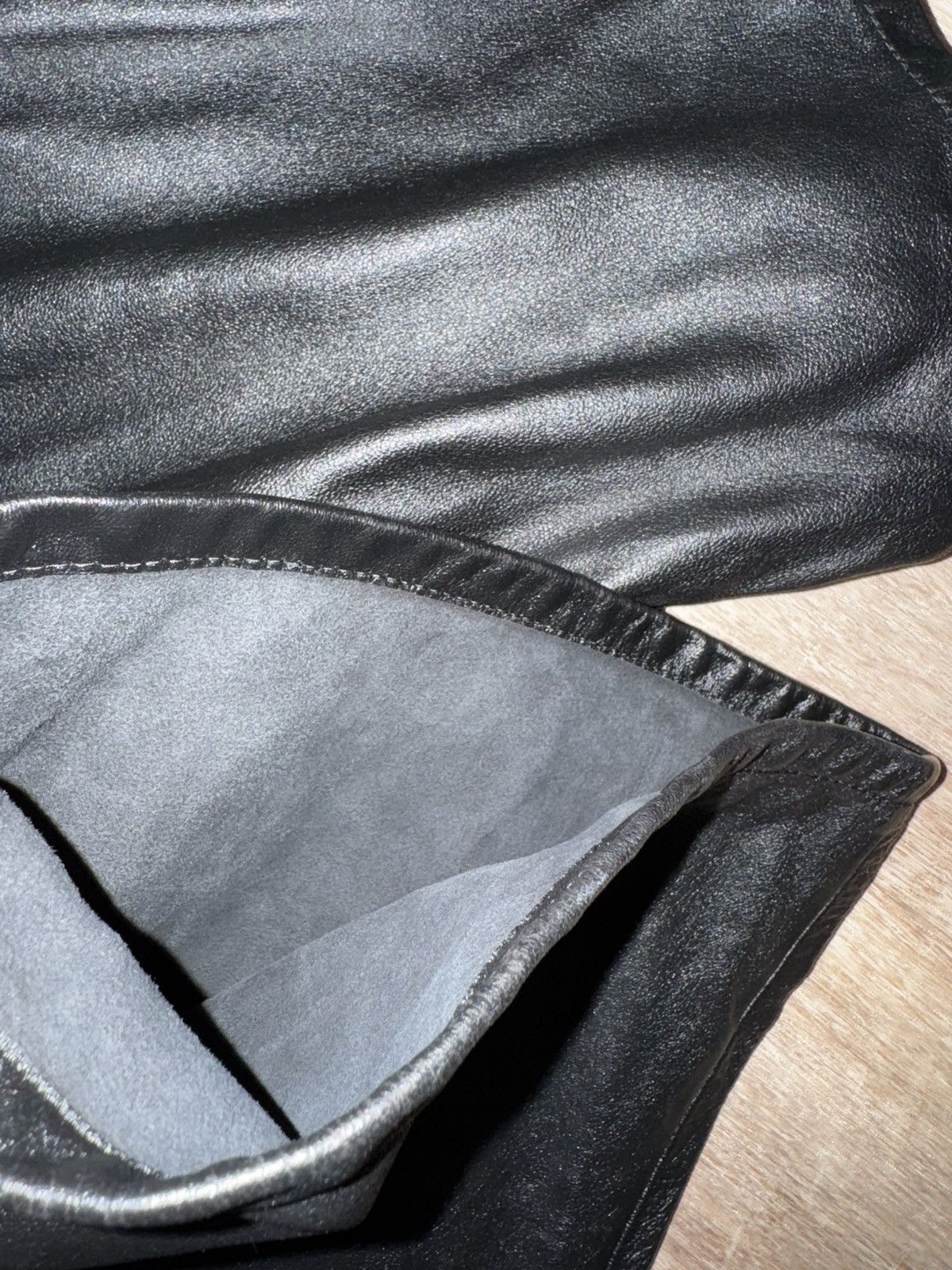 Celine Celine Leather Pants Flared 40 Size 27" / US 4 / IT 40 - 18 Thumbnail