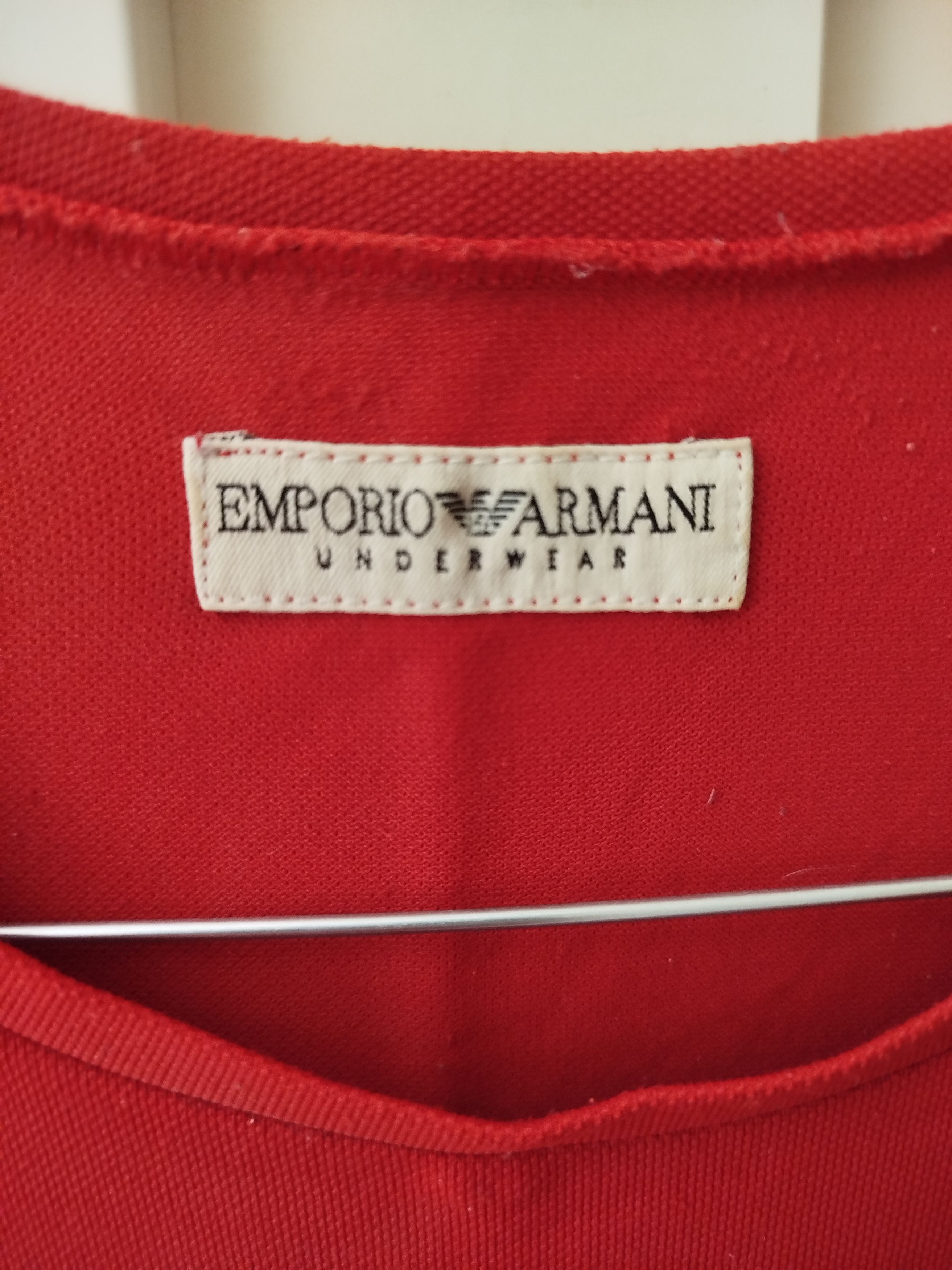 Emporio Armani Emporio Armani Underwear Red Slim Fit T-Shirt Size US XXS / EU 40 - 2 Thumbnail