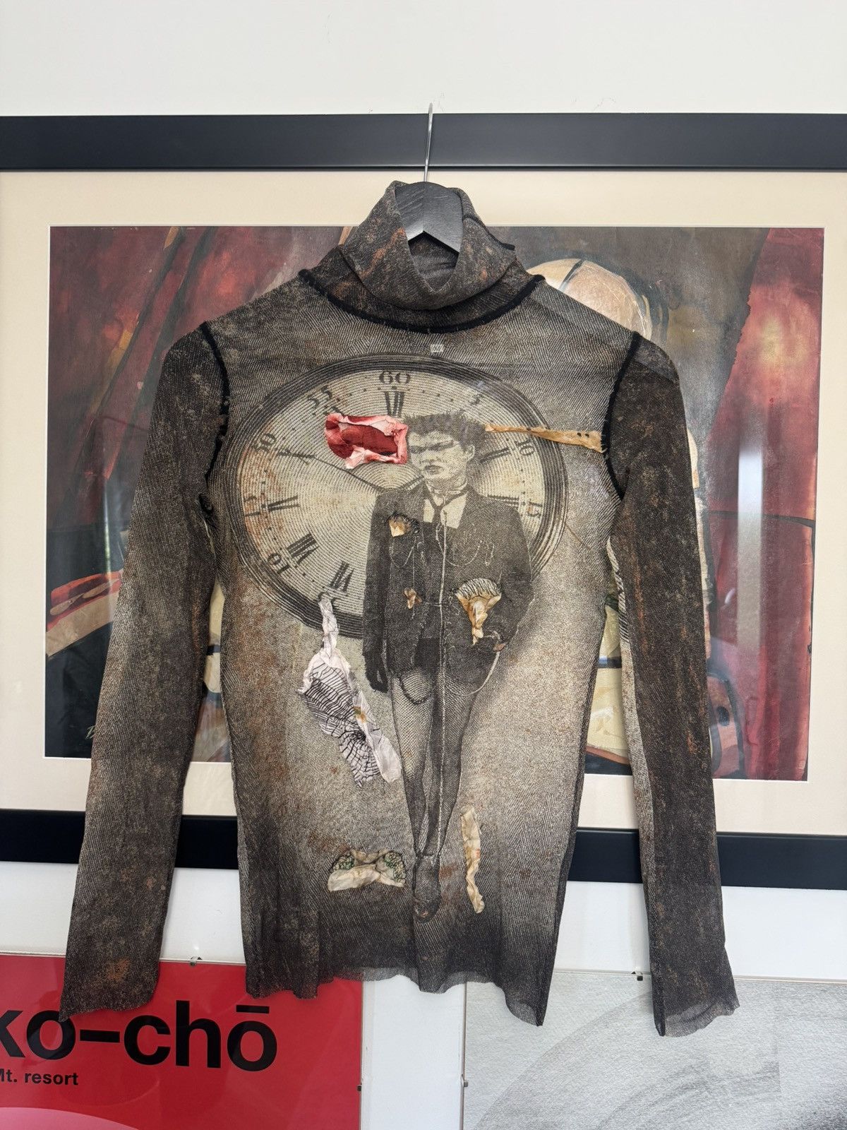 Jean Paul Gaultier Jean Paul Gaultier SS03 Clockwork Goth Mesh Longsleeve Rare Size M / US 6-8 / IT 42-44 - 1 Thumbnail