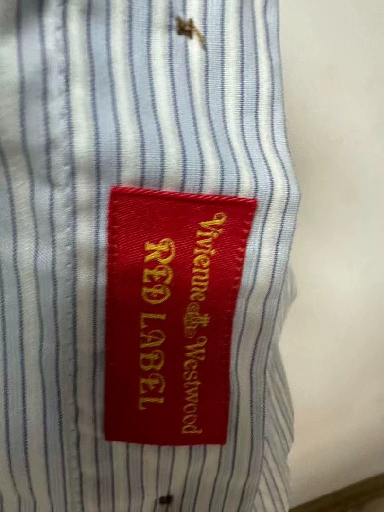 Vivienne Westwood Vivienne Westwood Light blue striped open chest airplane s Size XS / US 0-2 / IT 36-38 - 5 Thumbnail