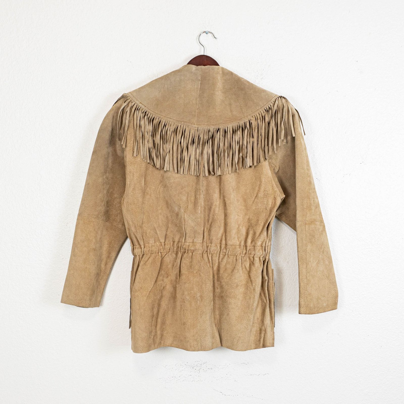 Scully Scully Leather Western Jacket tan Suede Fringe size 10 Size L / US 10 / IT 46 - 10 Thumbnail