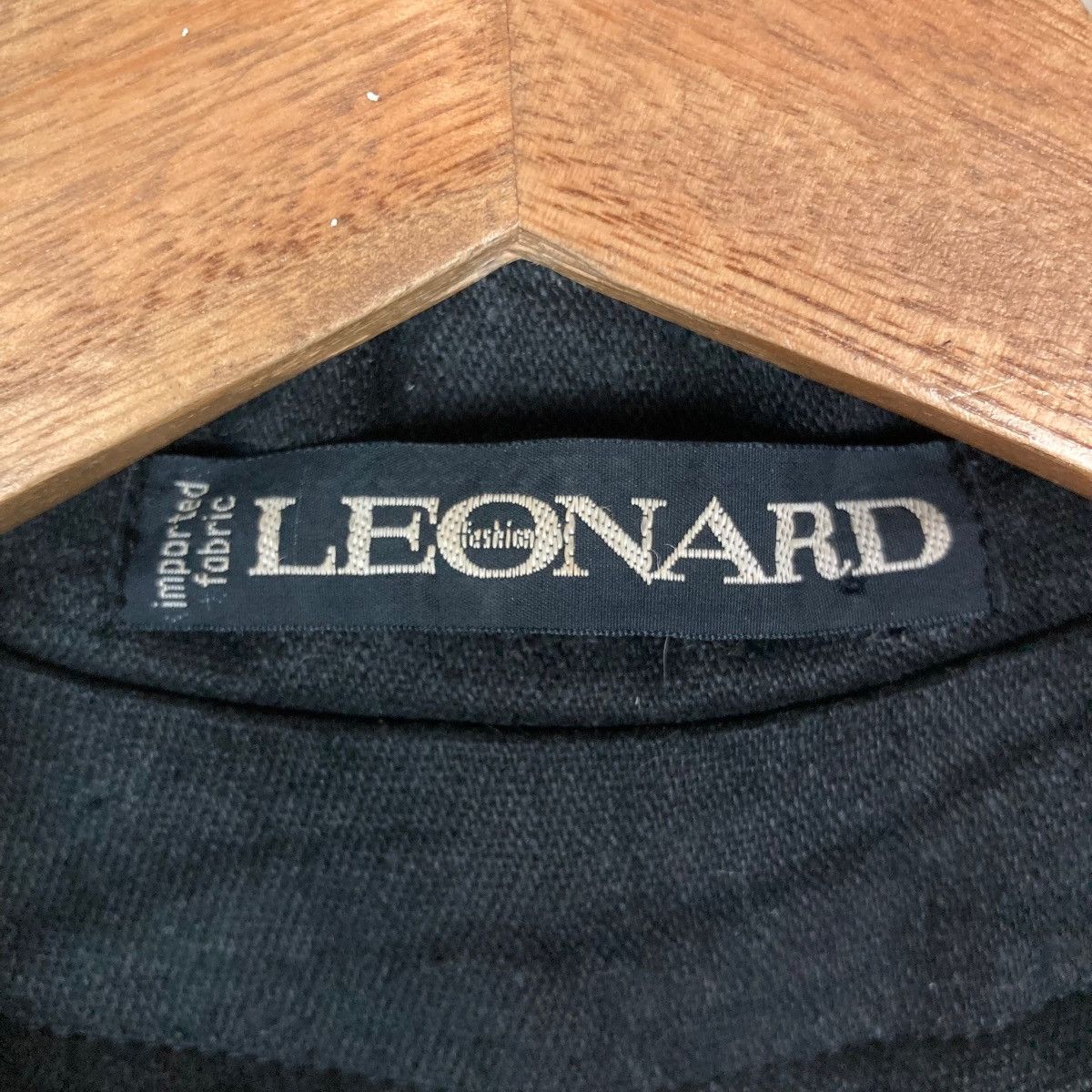 Leonard Paris Vintage Leonard PARIS Leopard Pattern Inside Blazer Coat Size US M / EU 48-50 / 2 - 9 Thumbnail