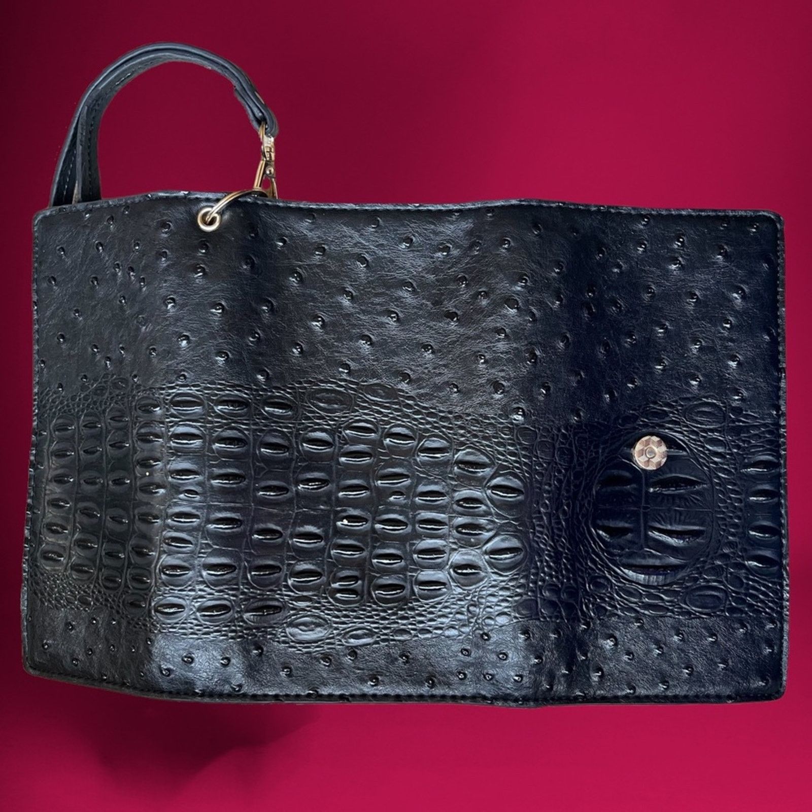 Other Pebbled Wallet Purse Textured Tri-Fold Women’s Vegan Leather Size ONE SIZE - 6 Thumbnail