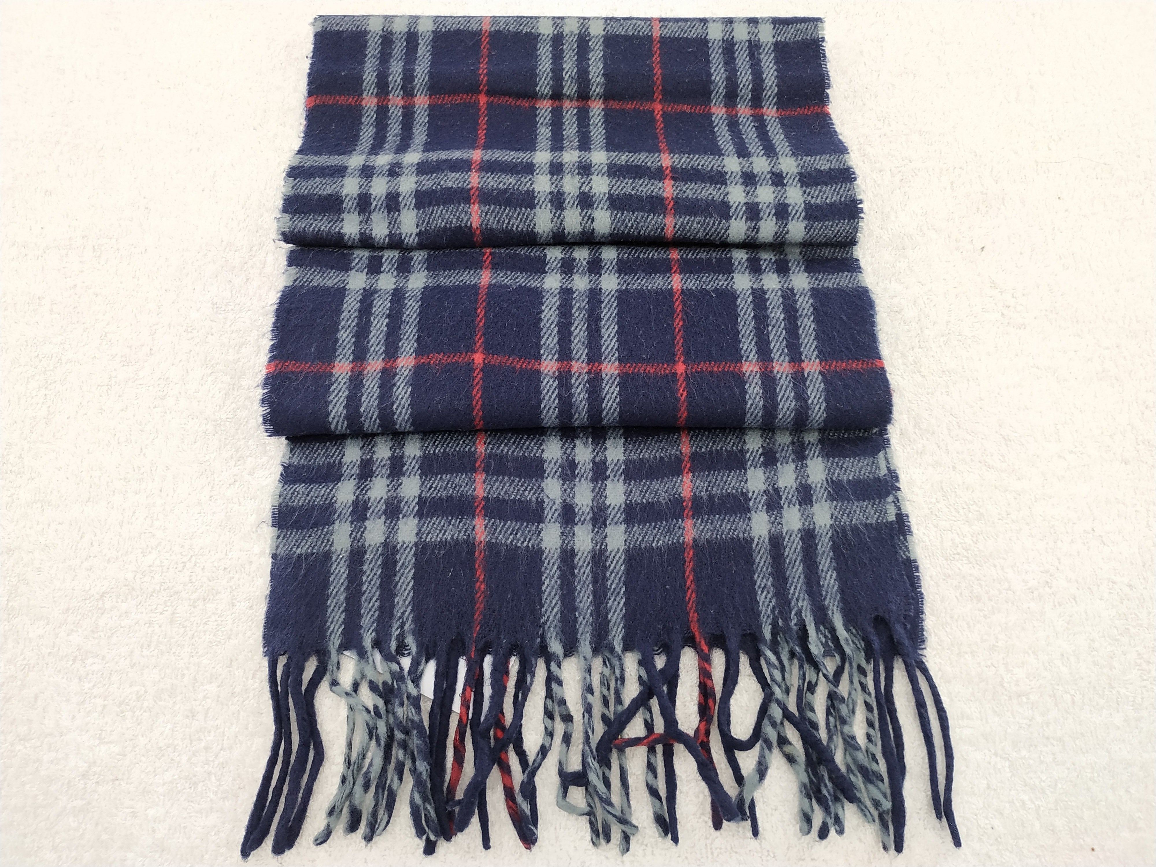 Burberry × Vintage Burberry Scarf / Muffler / Neckwear - WW220 Size ONE SIZE - 5 Thumbnail