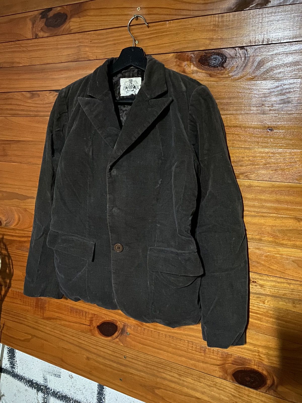 Zucca Vintage ZUCCa Brown Corduroy Blazer Japan Designer Outerwear Size S / US 4 / IT 40 - 5 Thumbnail