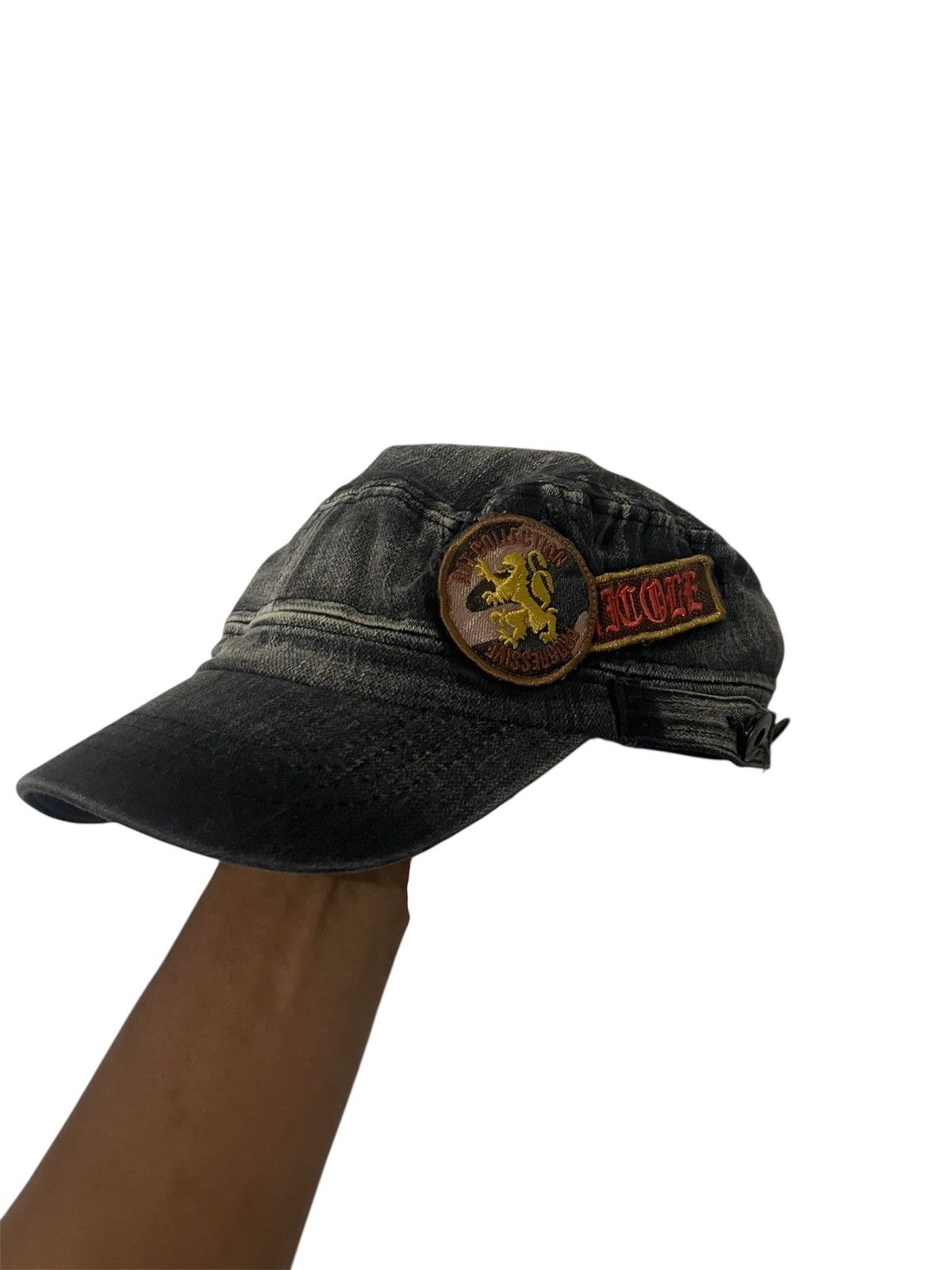 Japanese Brand Vintage Japanese Style Denim Hat Cap Nicole Size ONE SIZE - 1 Thumbnail