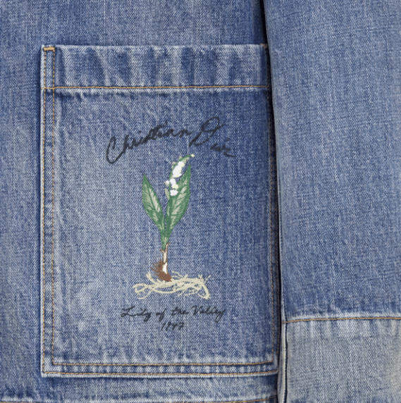 Dior o1w1db10525 493D49 Lily of the Valley Overshirt in Blue Size US S / EU 44-46 / 1 - 3 Thumbnail