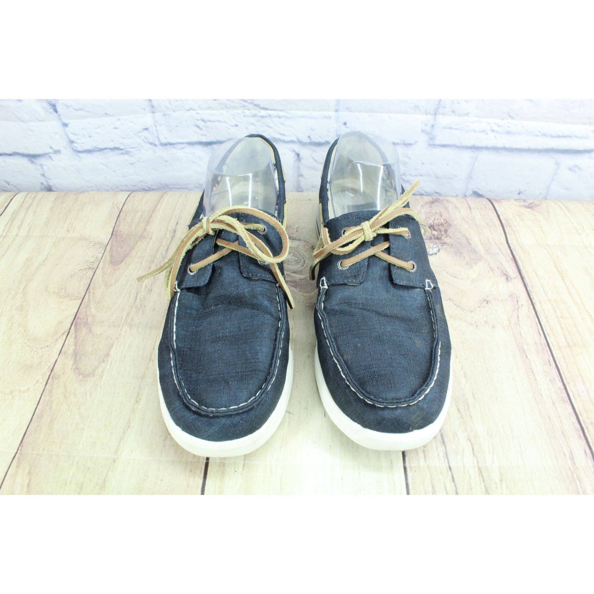 L.L. Bean LL Bean Men’s Canvas Lace-Up Boat Shoes Size US 9 / EU 42 - 5 Thumbnail