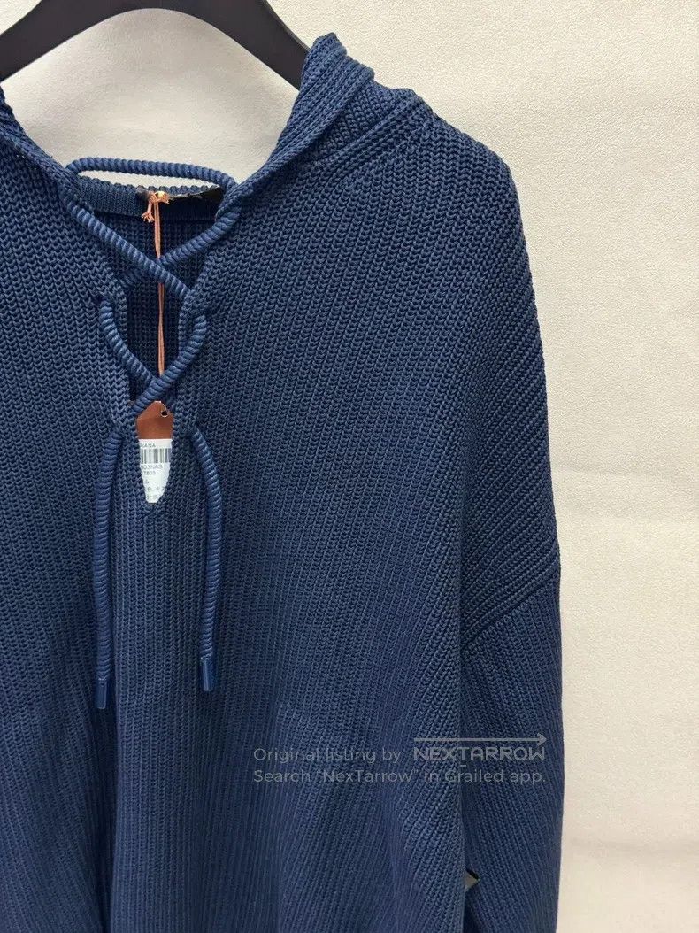 Loro Piana Loro Piana Solid Color Hooded Loose Fit Long Sleeve Knitte Size S / US 4 / IT 40 - 4 Thumbnail