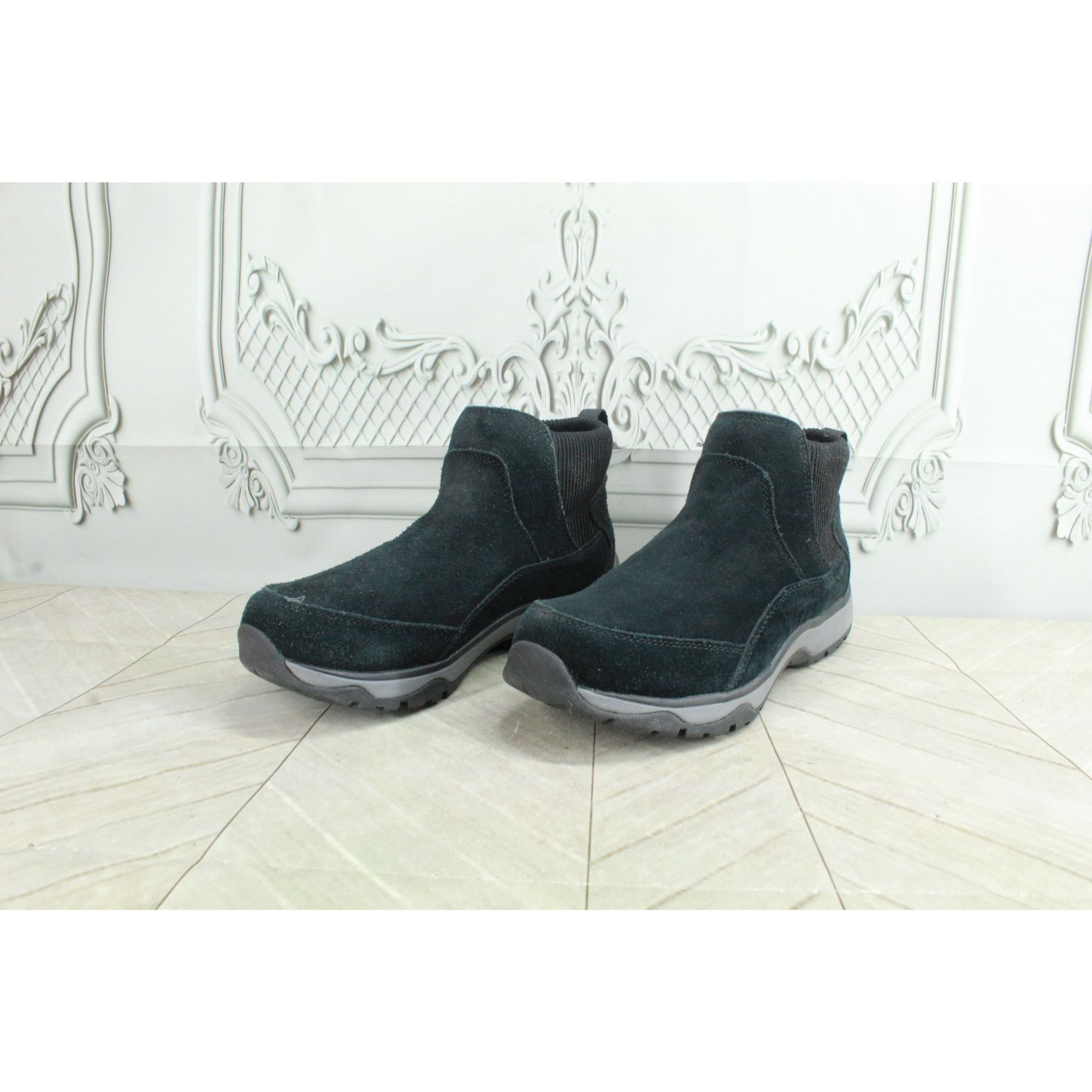 L.L. Bean LL Bean Black Suede Pull On Waterproof Insulated Ankle Boots Size US 7.5 / IT 37.5 - 2 Thumbnail