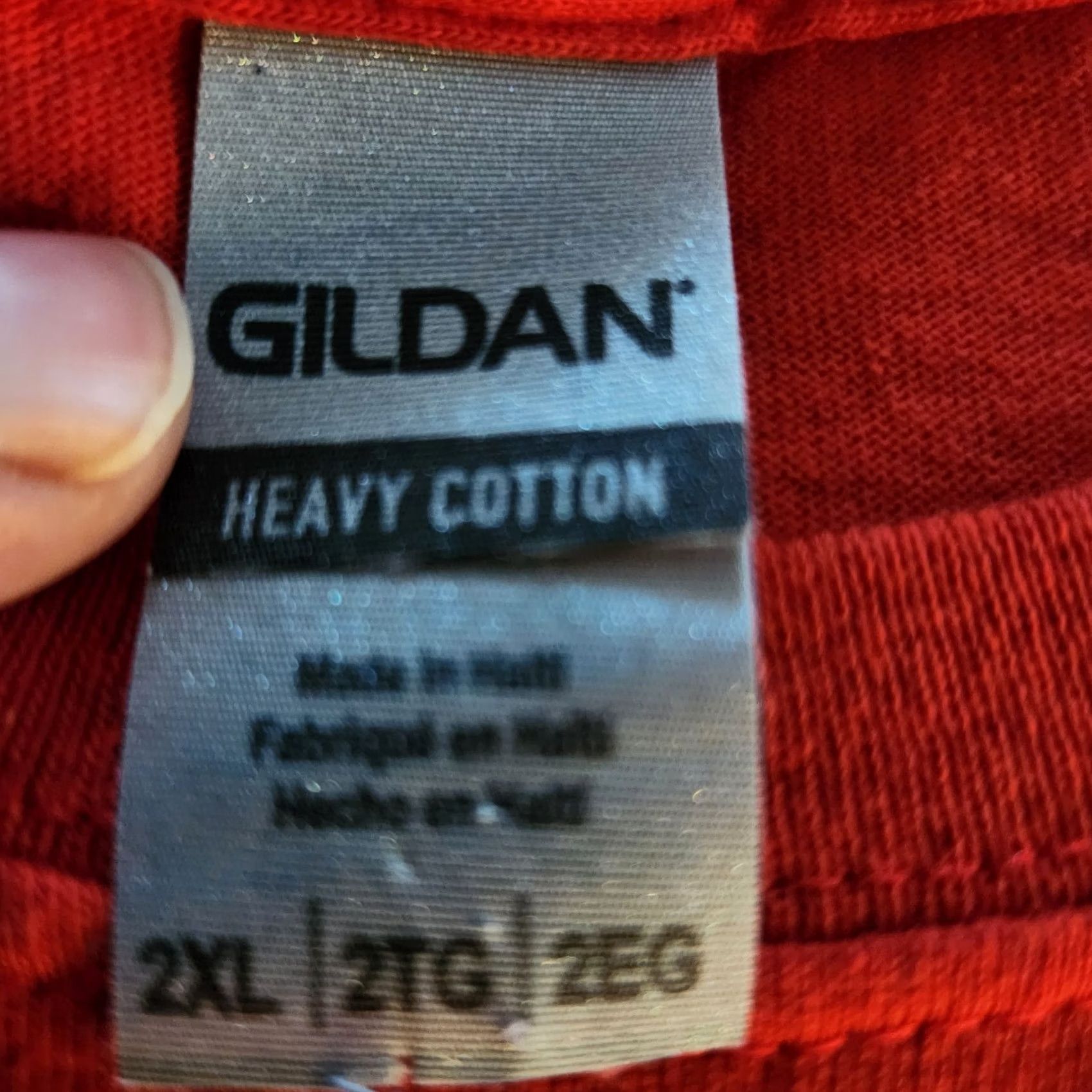 Gildan Dirt Late Model Racing Sport Mod T Shirt Tee Double Sided Red Mens 2XL Size US XXL / EU 58 / 5 - 5 Thumbnail