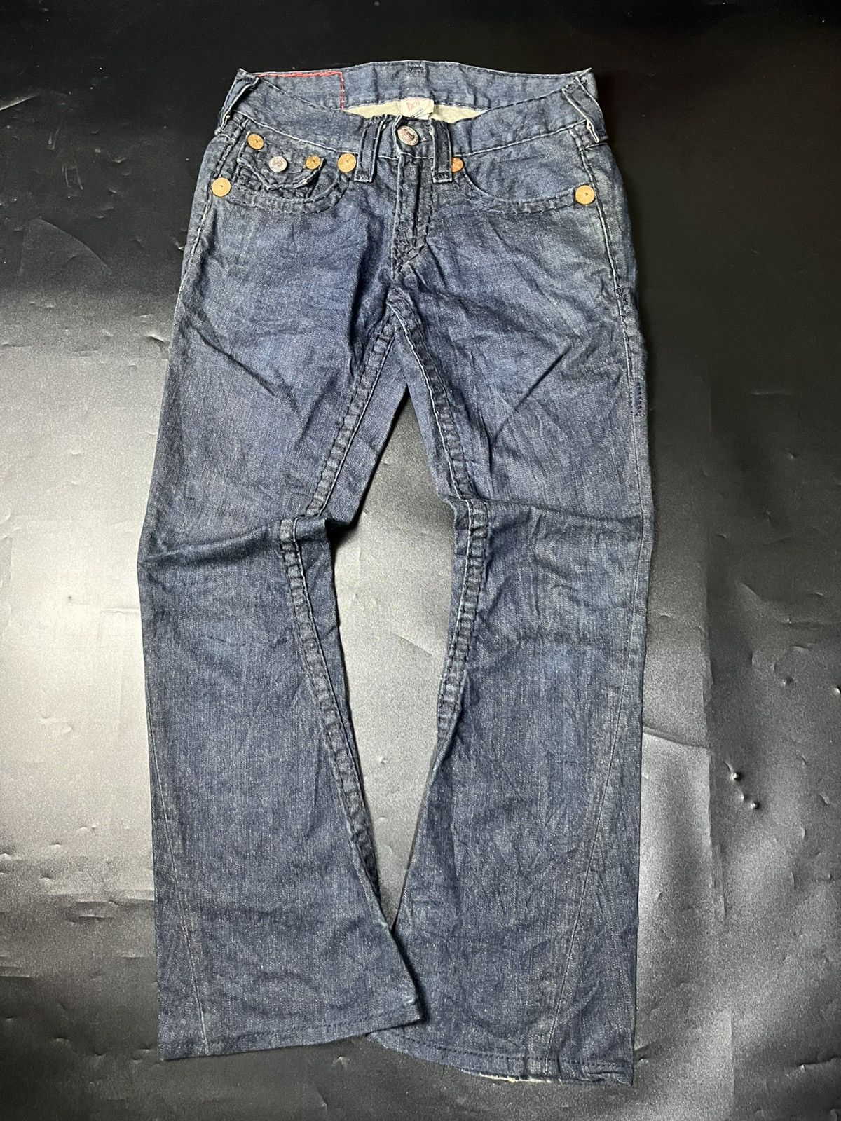 If Six Was Nine × Japanese Brand × Le Grande Bleu (L.G.B.) SUPER FLARE TRUE RELIGION SPIDER Style Size US 30 / EU 46 - 2 Thumbnail