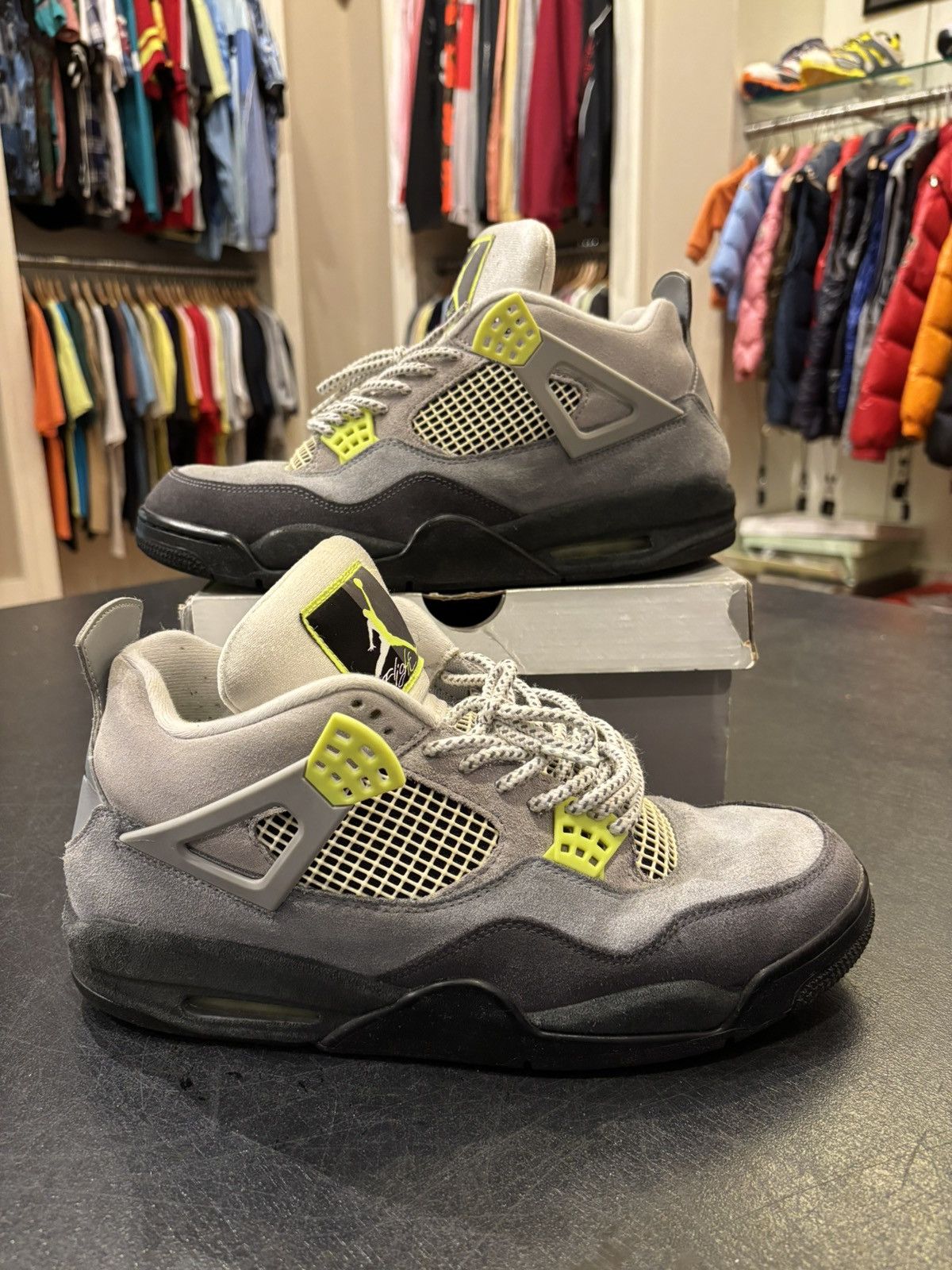 Jordan Brand Jordan 4 Retro ‘SE 95 Neon’ Size US 12.5 / EU 45-46 - 1 Thumbnail