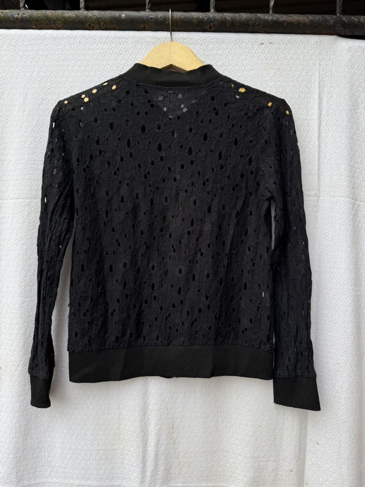 Hysteric Glamour Unknown Open Fishnet Varsity Jacket Zip Size US S / EU 44-46 / 1 - 4 Thumbnail